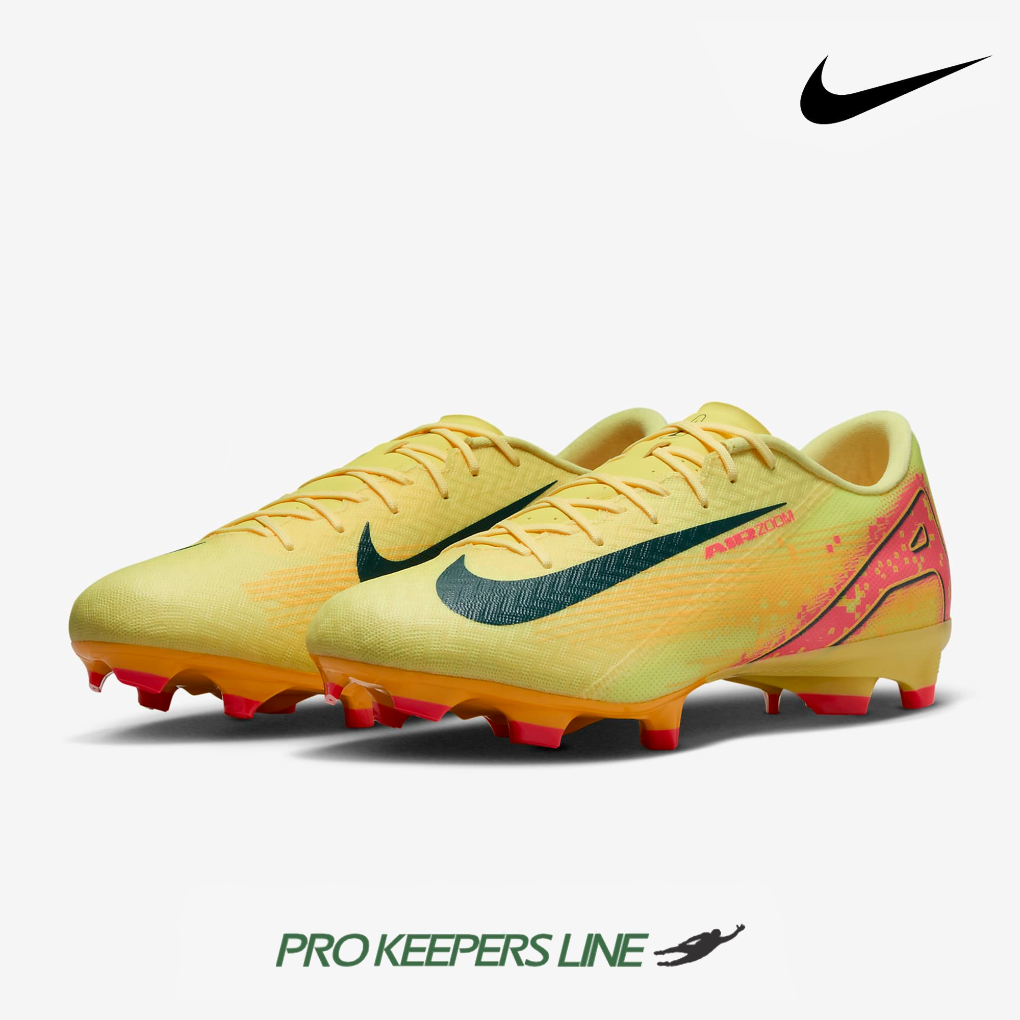 NIKE ZOOM VAPOR 16 ACADEMY FG MG LIGHT LASER ORANGE ARMORY NAVY US 8.5 UK 7.5 EU 42 FQ8377 800 US 8.5 UK 7.5 EU 42