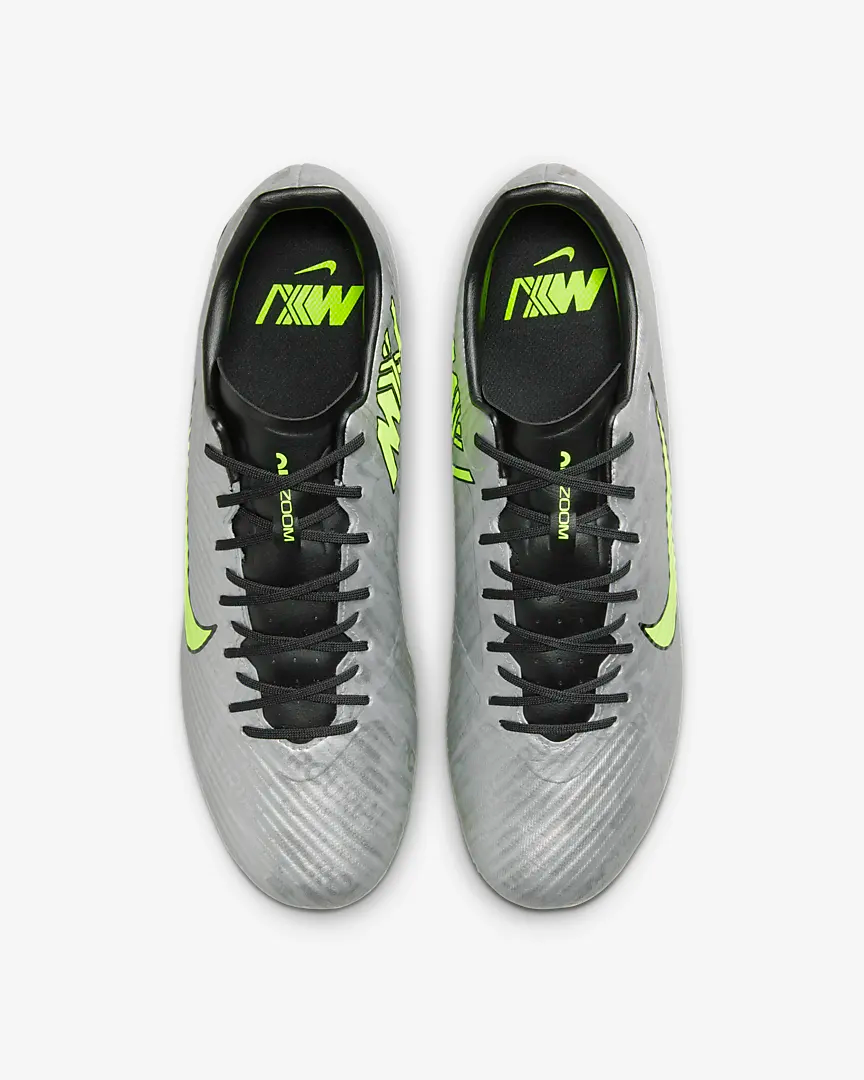 NIKE ZOOM MERCURIAL VAPOR 15 ACADEMY XXV FG/MG METALLIC SILVER/VOLT-BLACK