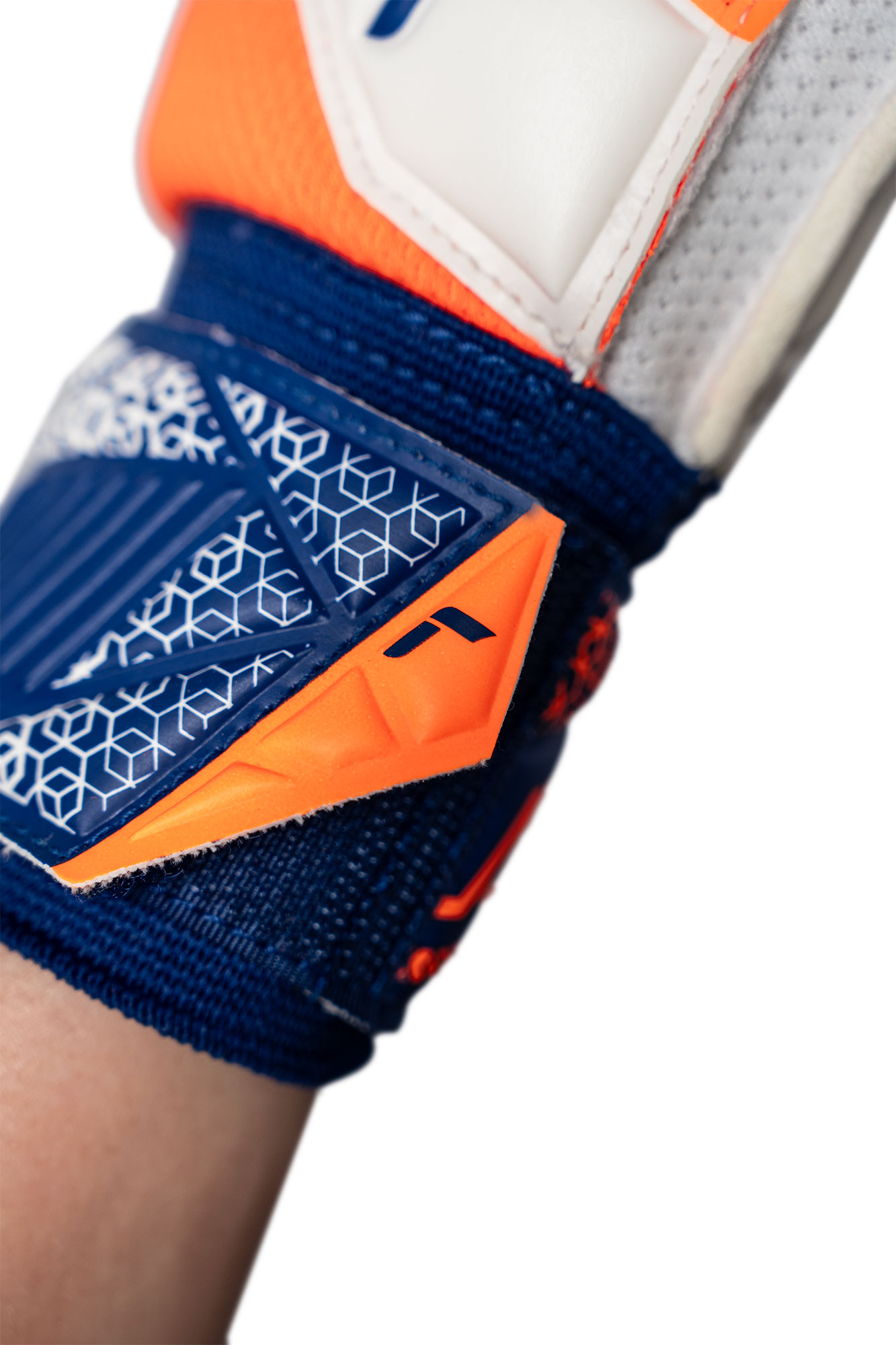 REUSCH ATTRAKT SILVER JUNIOR SHOCK ORANGE/ENERGY BLUE