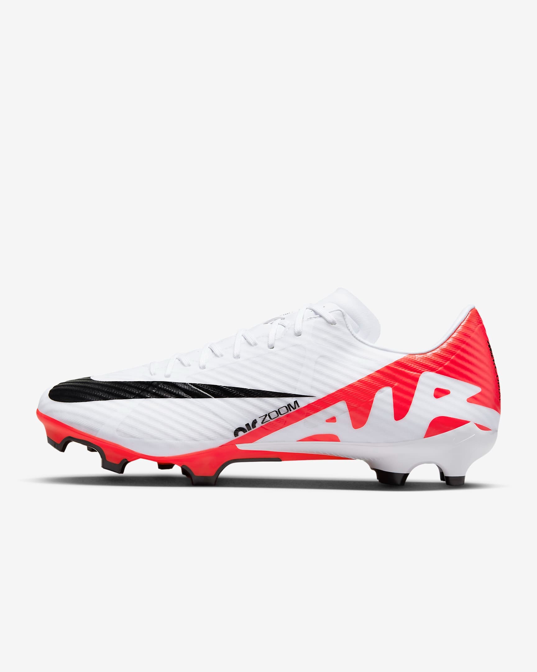 NIKE ZOOM MERCURIAL VAPOR 15 ACADEMY BRIGHT CRIMSON BLACK WHITE