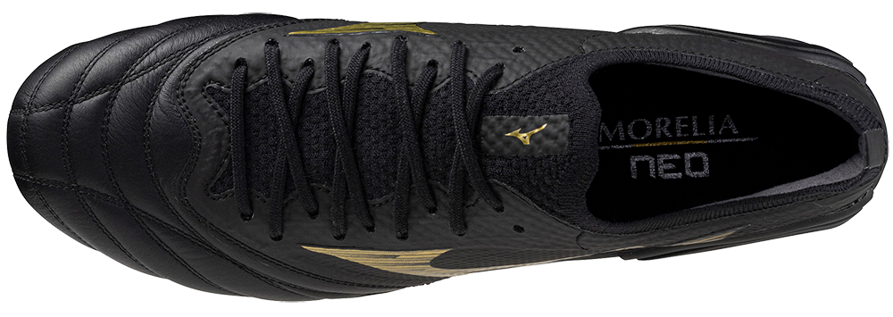 MIZUNO MORELIA NEO IV BETA SI BLACK/GOLD/BLACK US (UK