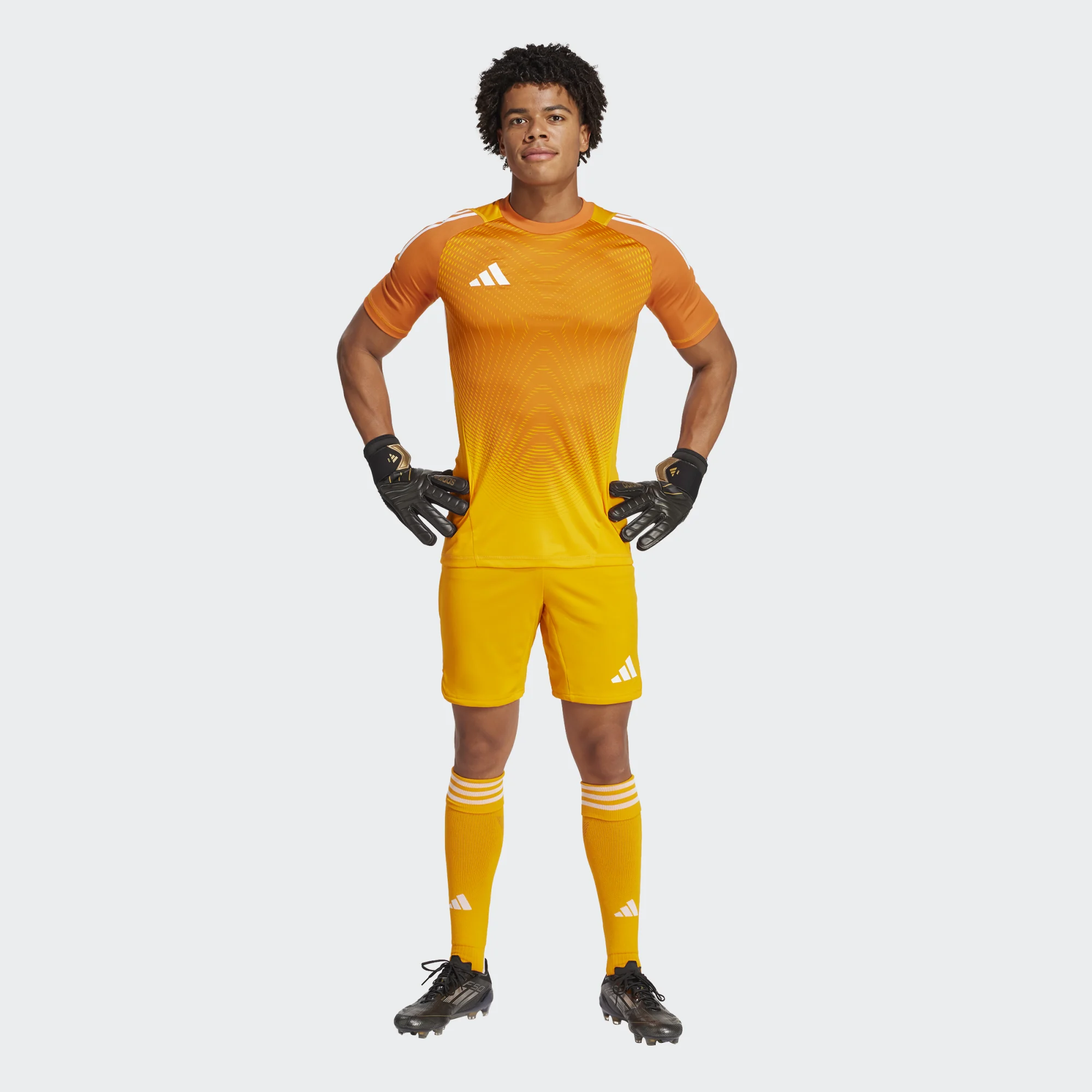 ADIDAS TIRO25 PRO GK JERSEY SHORT SLEEVE CREW ORANGE ADIDAS TIRO25 PRO GK JERSEY SHORT SLEEVE CREW ORANGE