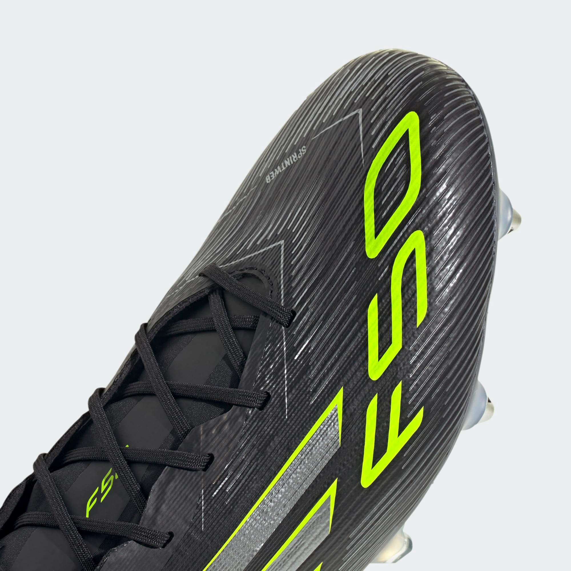 ADIDAS F50 ELITE SG BLACK/IRON METALLIC/LUCID LEMON