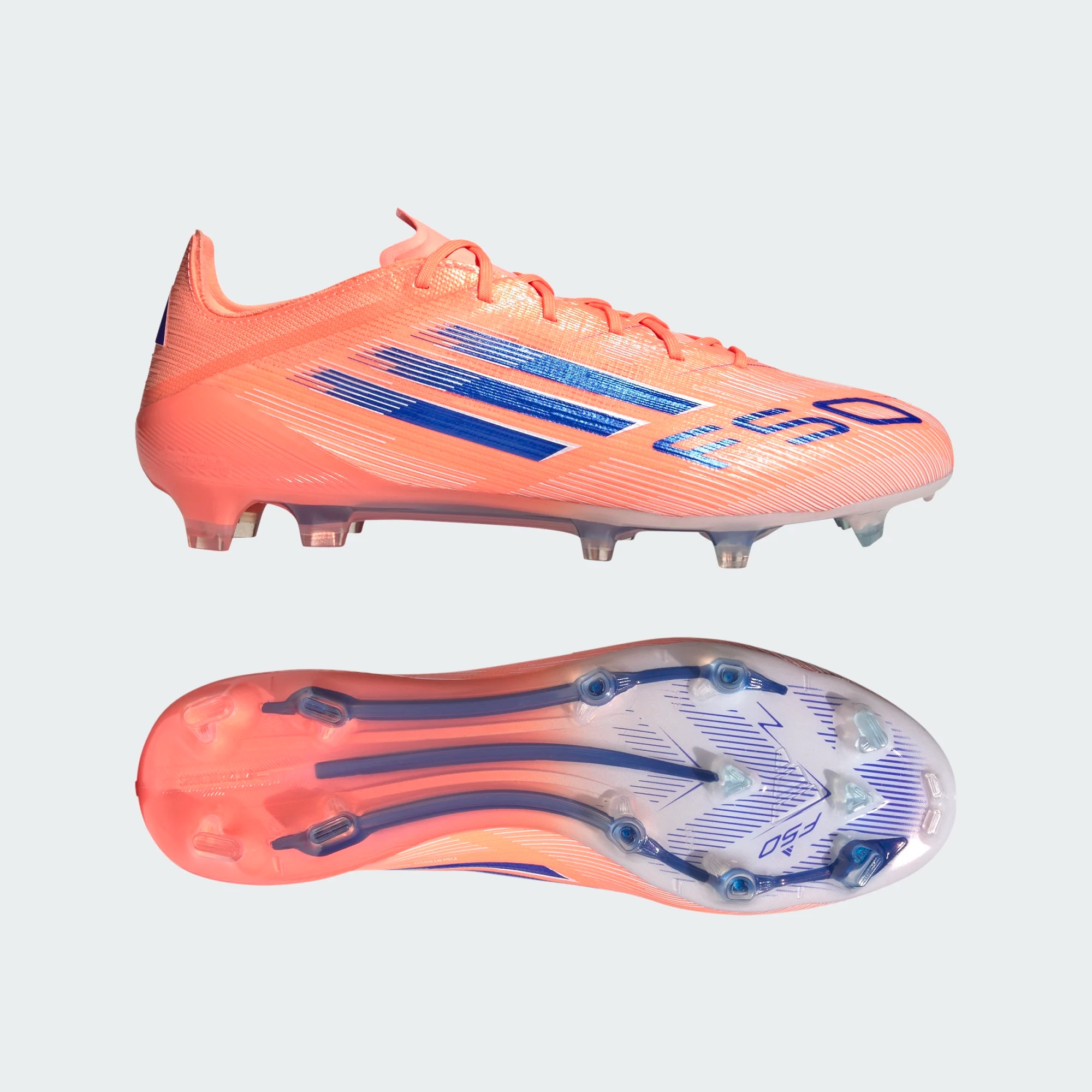 ADIDAS F50 ELITE FG BEAM ORANGE/LUCID BLUE/WHITE UK 11.5 (US 12 / EU 46 2/3)