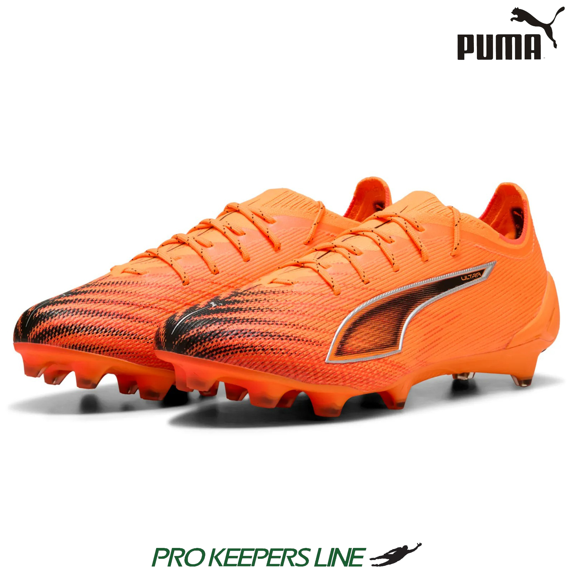 PUMA ULTRA 6 ULTIMATE FG HEAT FIRE-PUMA BLACK-GLOWING RED