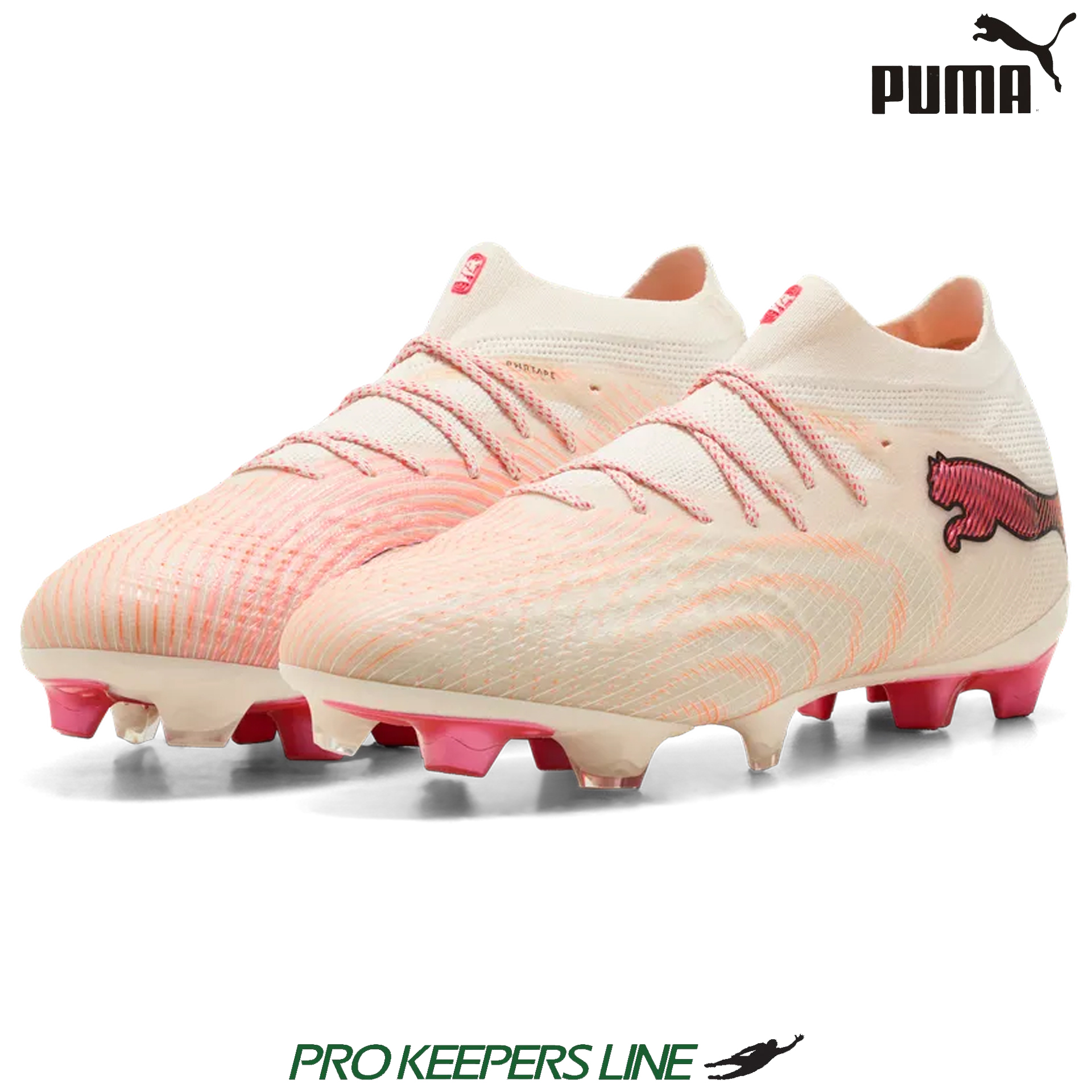 PUMA FUTURE 9 ULTIMATE FG SUGARED ALMOND-PUMA WHITE-ULTRA RED