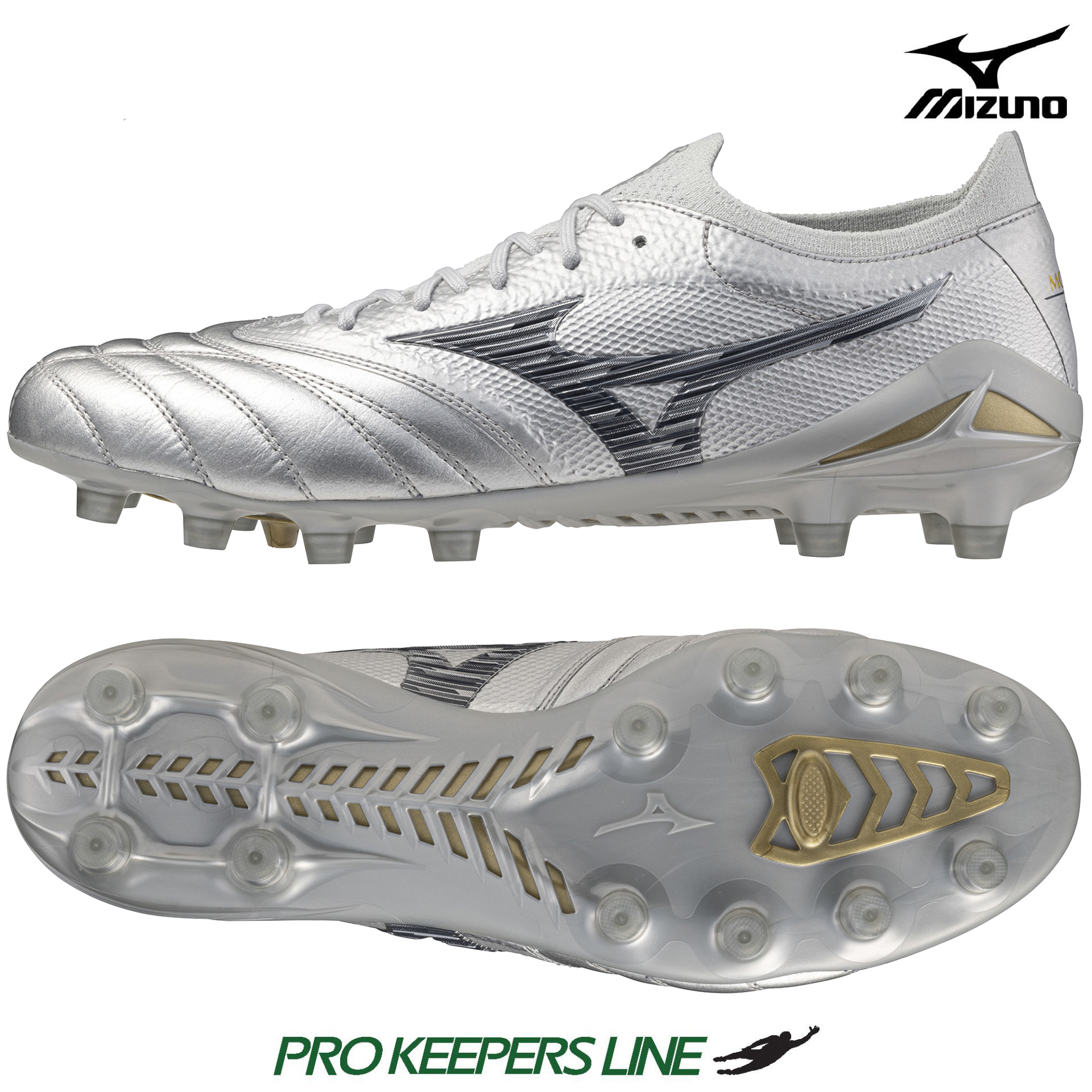 MIZUNO MORELIA NEO IV BETA JAPAN FG GALAXY SILVER/8605 C/COOL GRAY