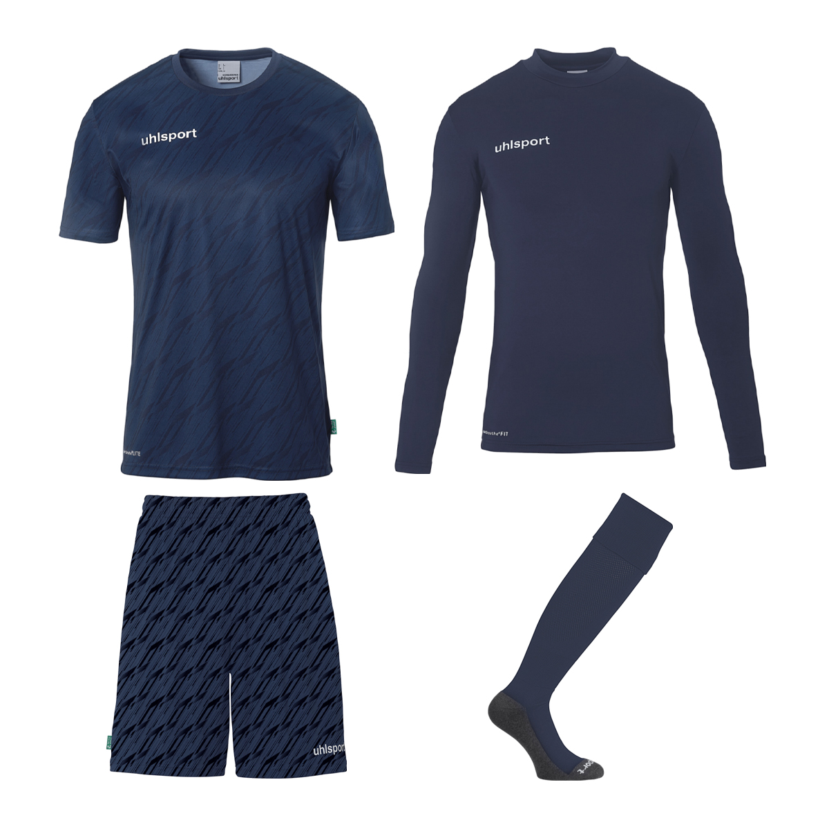 UHLSPORT PROGRESSIVE GOALKEEPER SET NAVY
