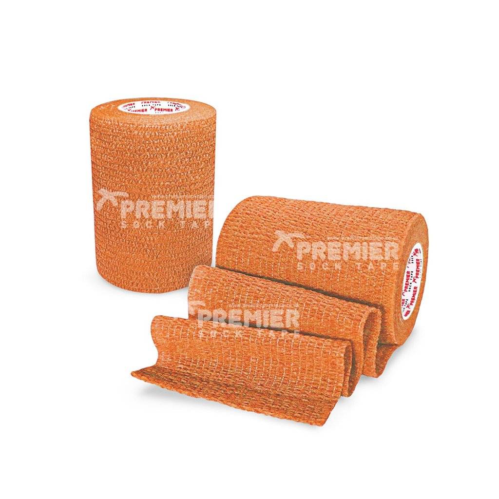 GOALKEEPERS WRIST & FINGER PROTECTION TAPE 7.5CM ORANGE