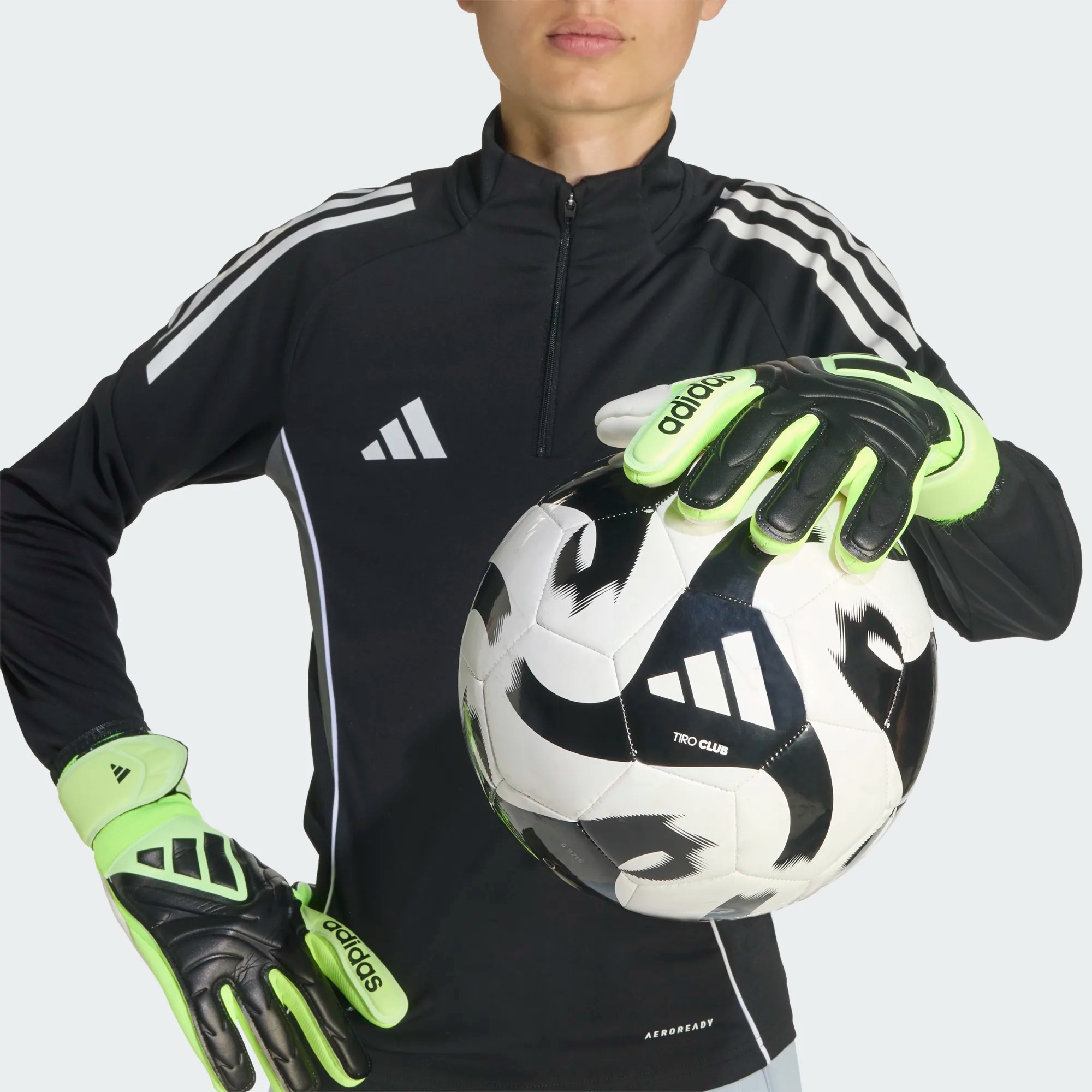 ADIDAS COPA GL LEAGUE JUNIOR BLACK/BLACK/LUCID LEMON