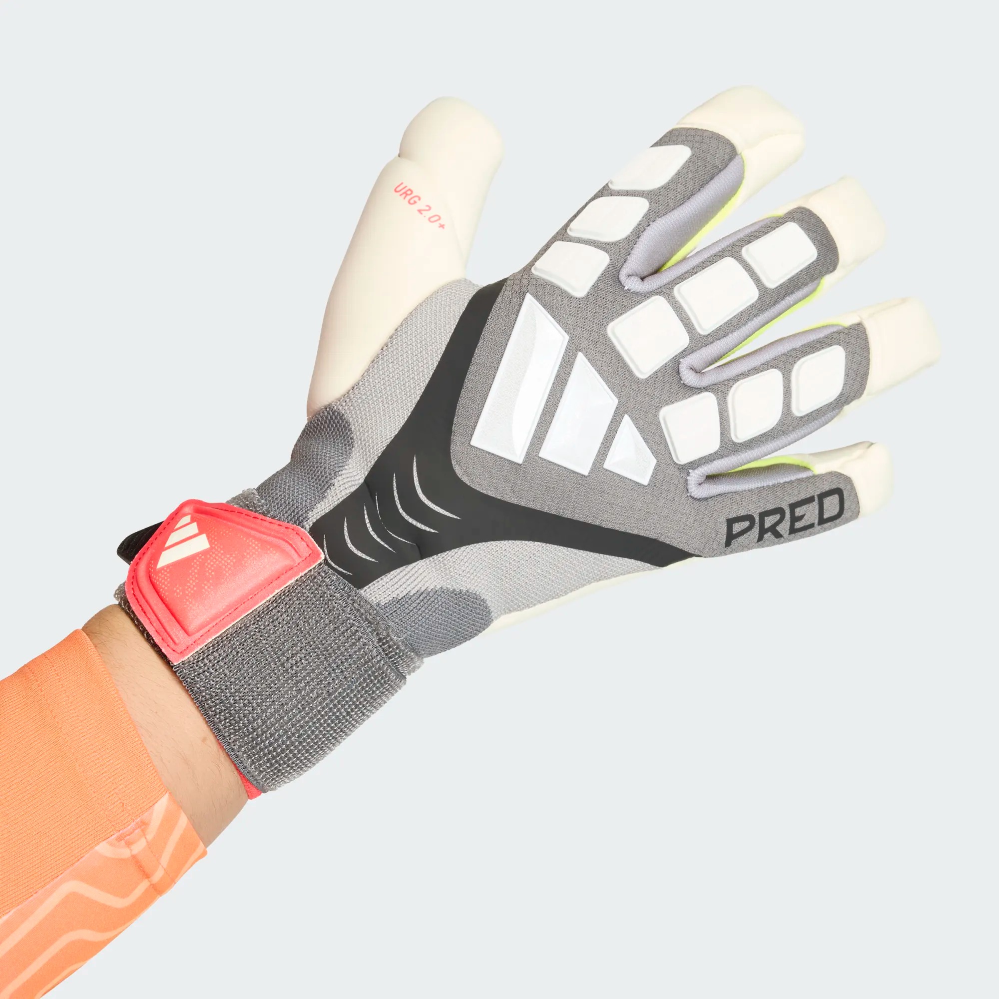 ADIDAS PREDATOR GL PRO HYBRID STRAP IRON METALLIC/BLACK/LUCID RED