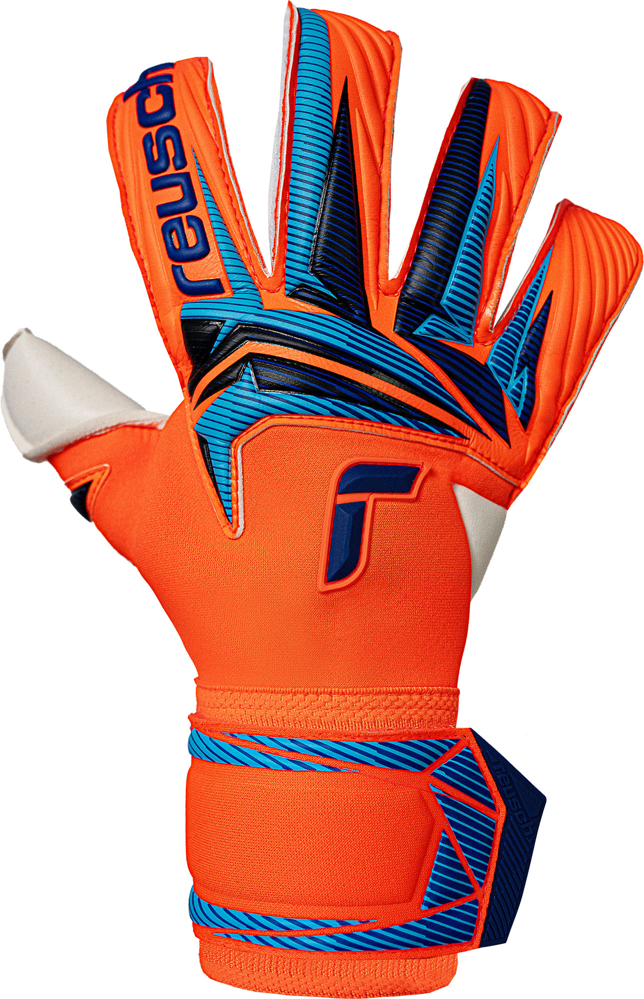 REUSCH ATTRAKT DUO EVOLUTION SHOCKING ORANGE/BLUE
