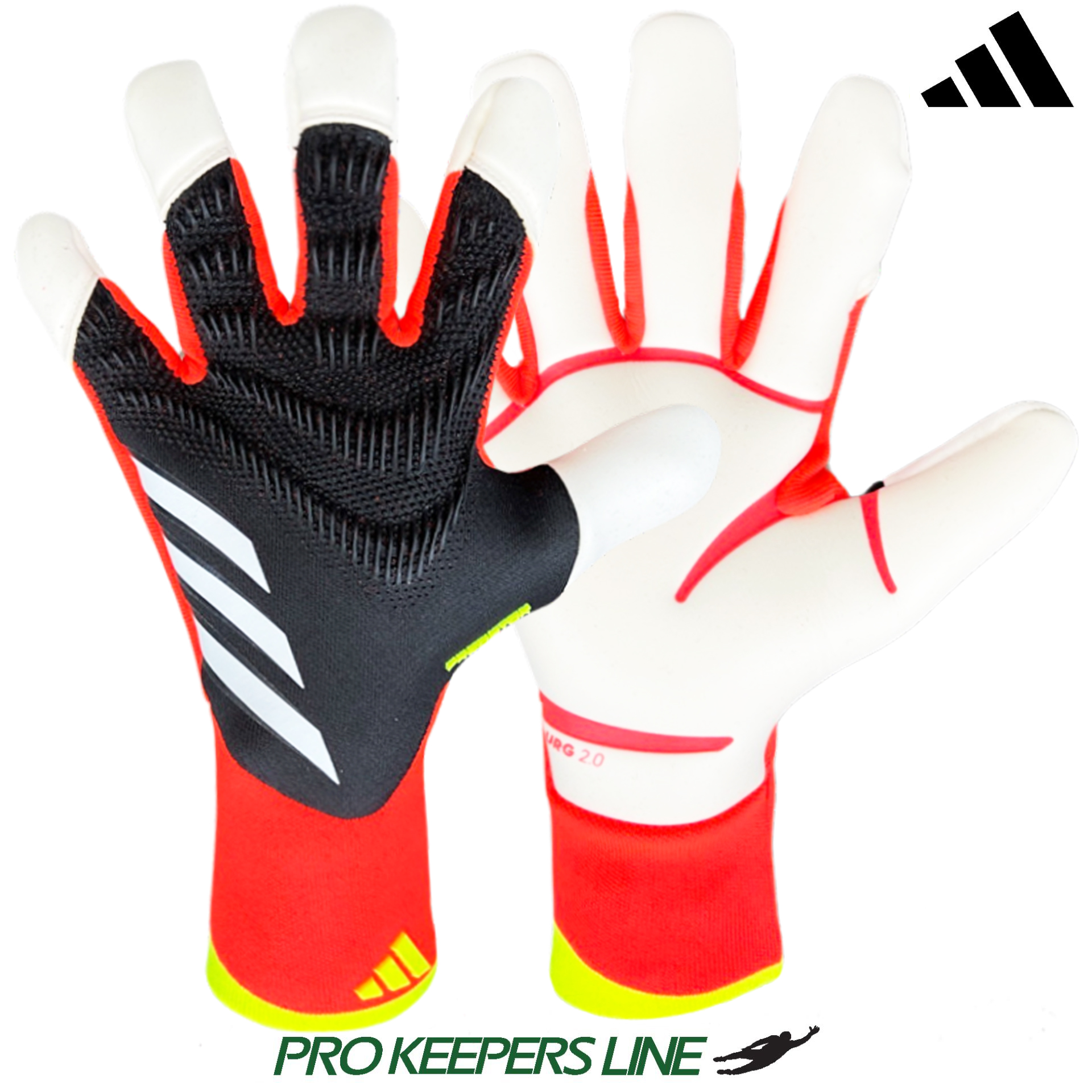 ADIDAS PREDATOR GL PRO HYBRID BLACK/SOLAR RED/SOLAR YELLOW
