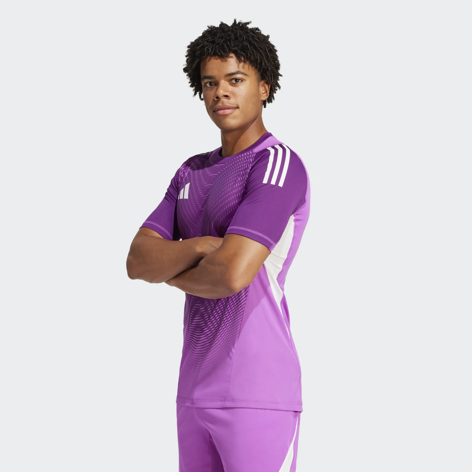 ADIDAS TIRO25 PRO GK JERSEY SHORT SLEEVE PURPLE BURST