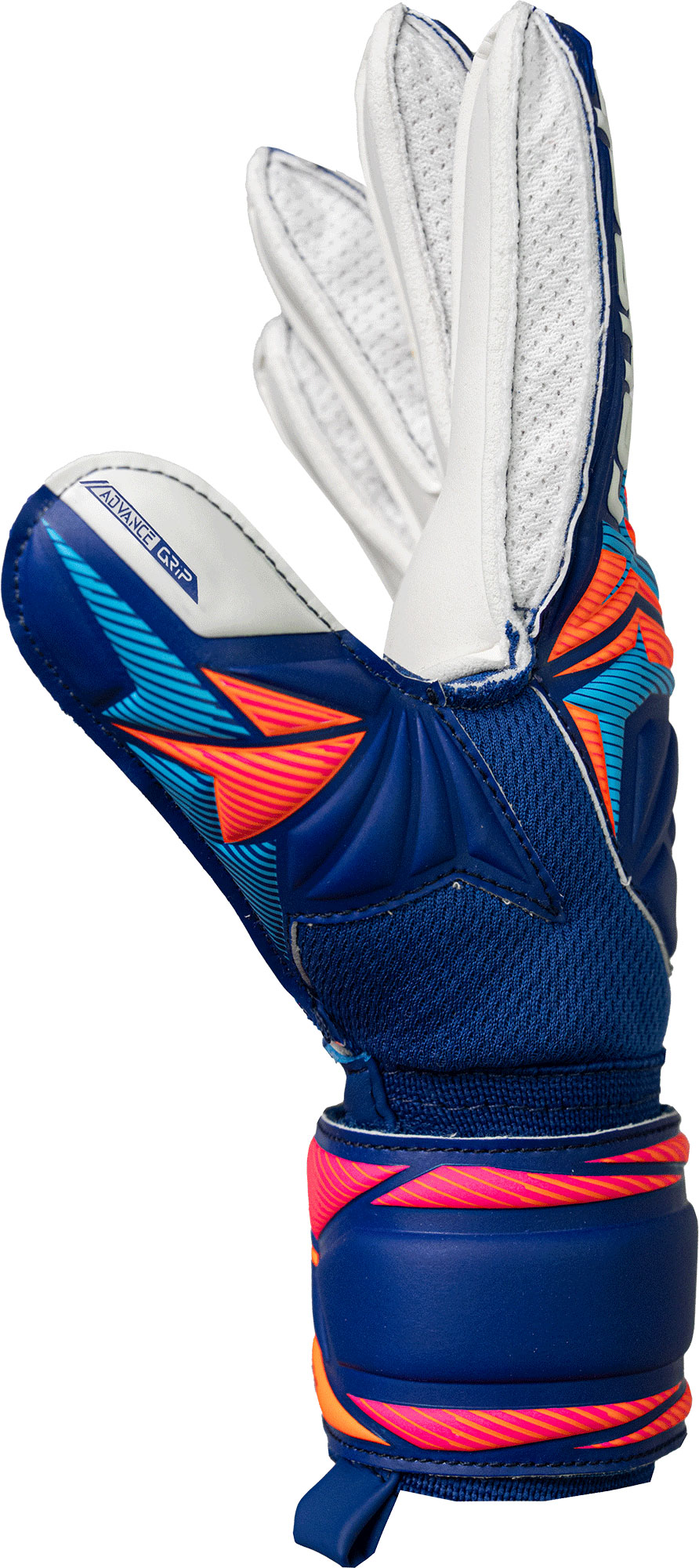 REUSCH ATTRAKT ADVANCE JUNIOR SHARP BLUE / WHITE / SHOCKING ORANGE
