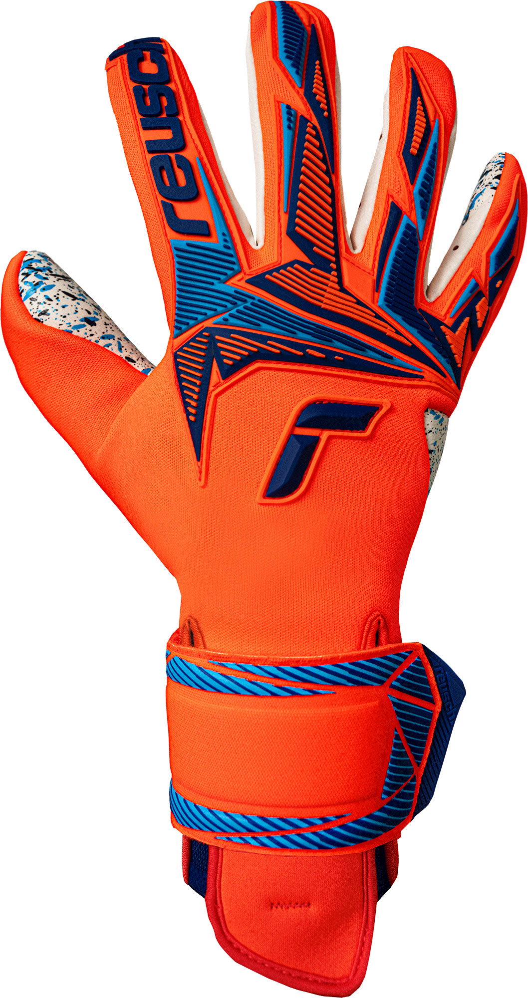 REUSCH ATTRAKT FREEGEL FUSION SHOCKING ORANGE/BLUE