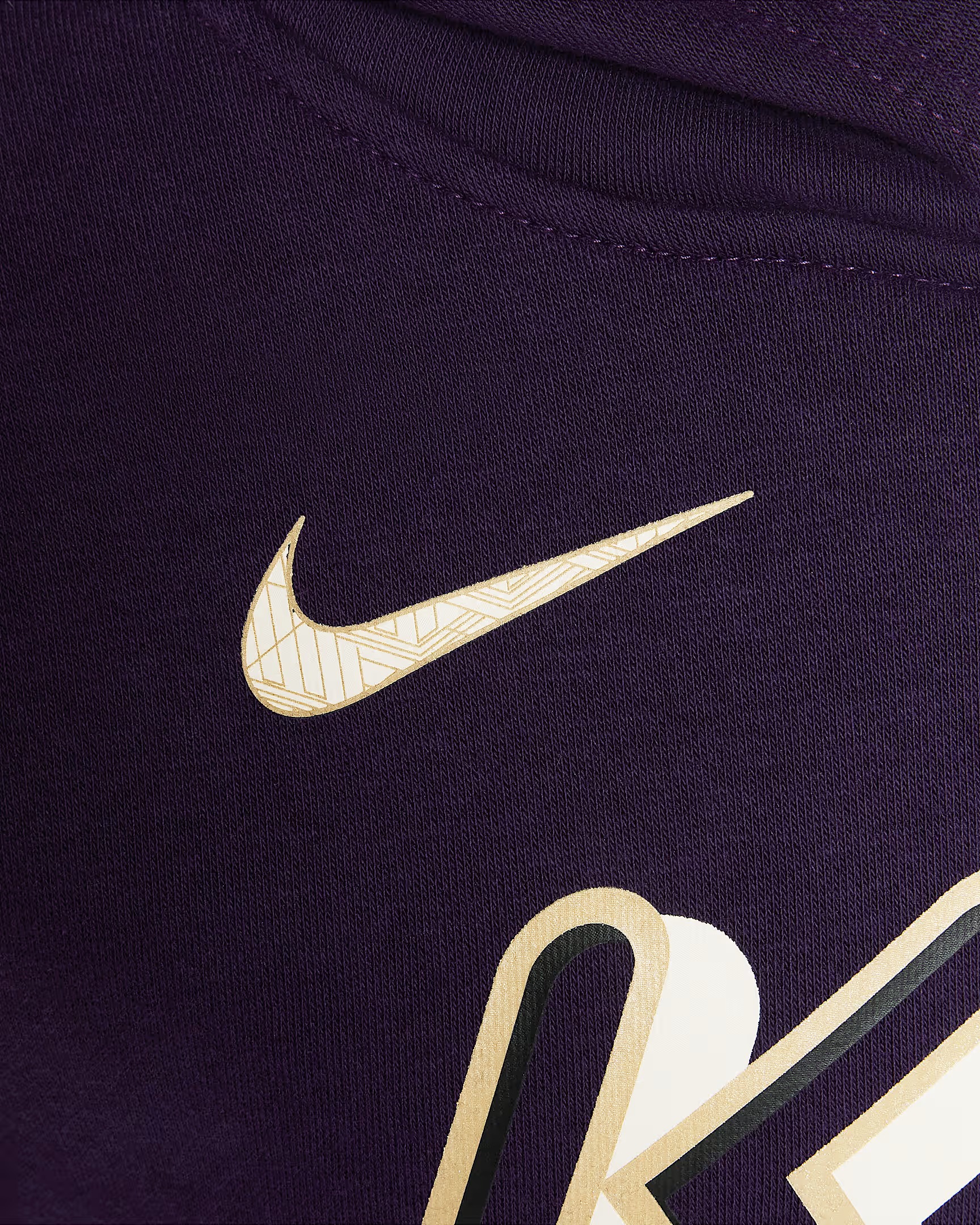 NIKE KM CLUB FLEECE JUNIOR HOODIE GRAND PURPLE