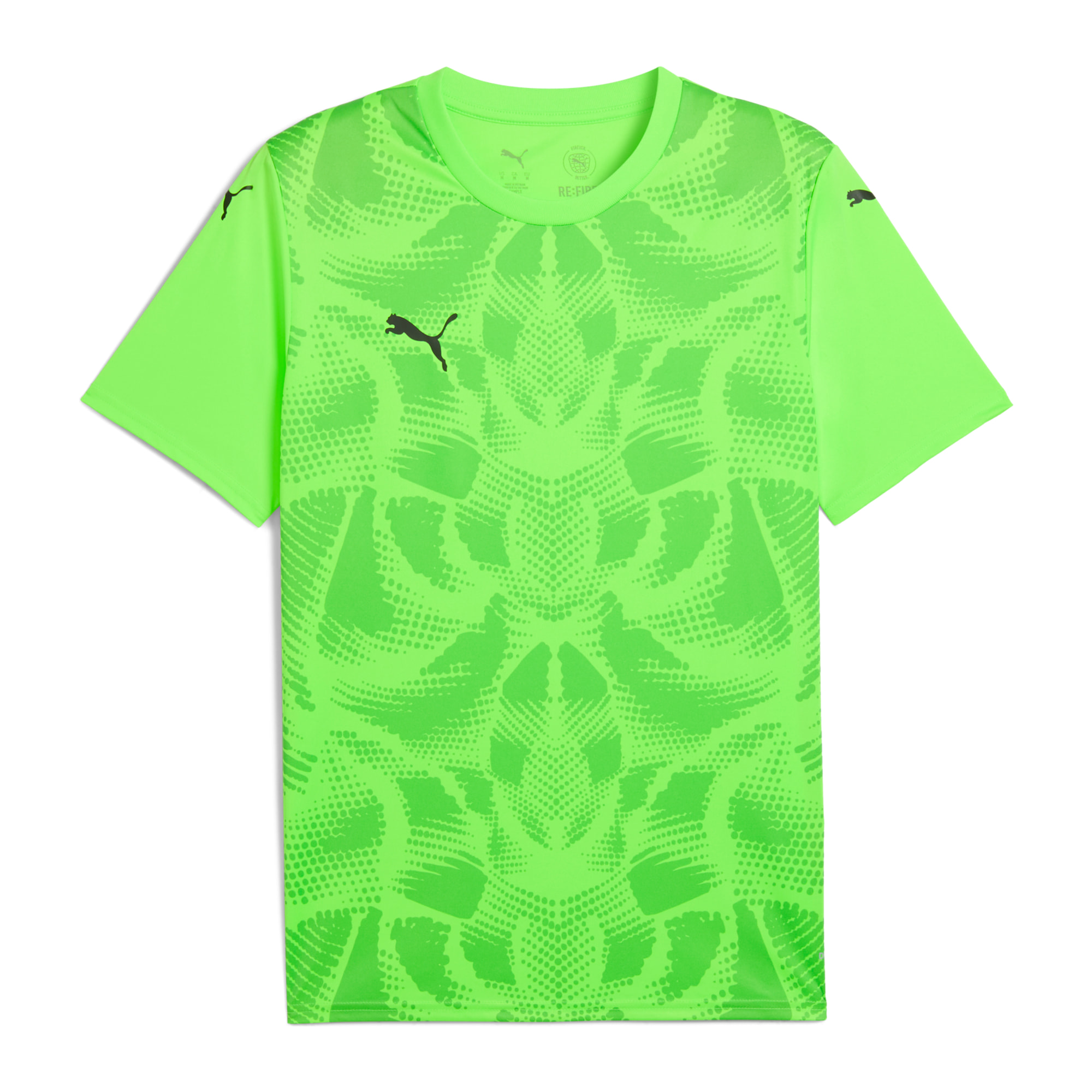 PUMA teamULTIMATE JERSEY GREEN GLARE-PUMA BLACK