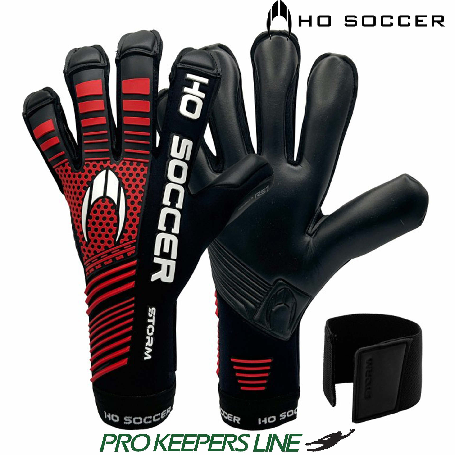HO SOCCER STORM BLACK/RED