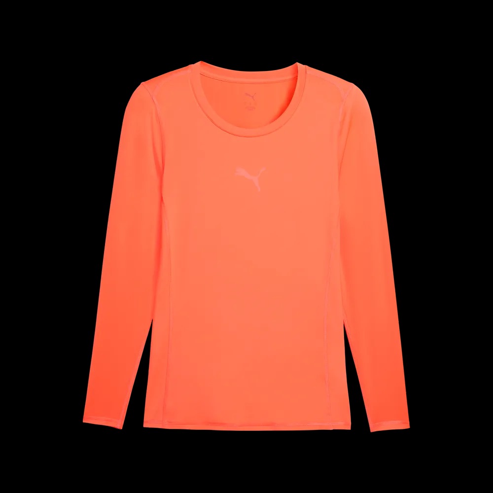 PUMA teamLIGA26 BASELAYER TEE LS NEON SUN