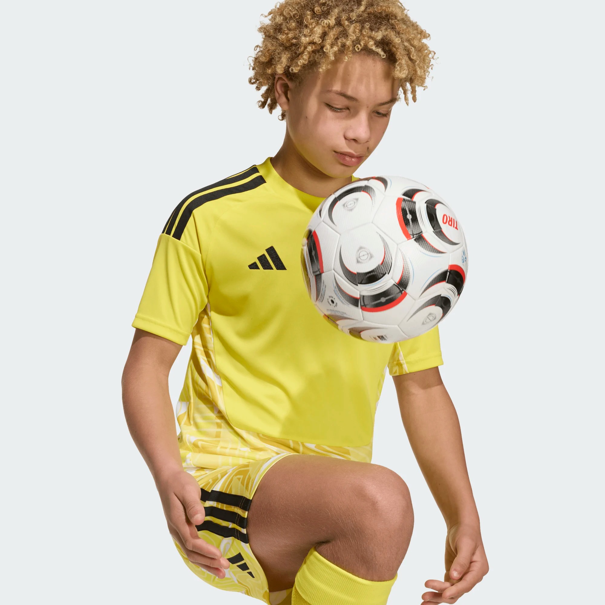 ADIDAS TIRO26 COMPETITION GK JERSEY SHORT SLEEVE BRIGHT YELLOW JUNIOR