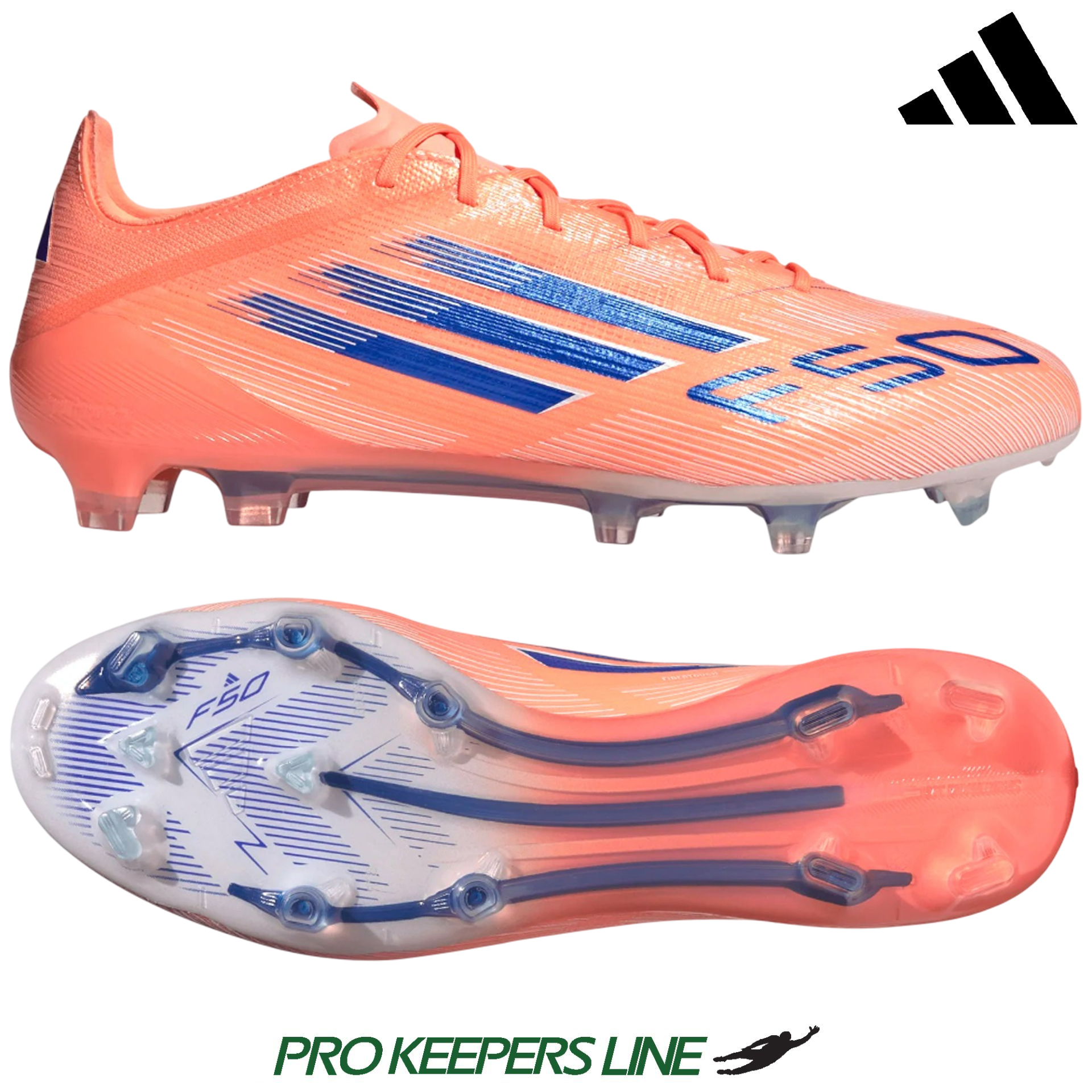 ADIDAS F50 ELITE FG BEAM ORANGE/LUCID BLUE/WHITE