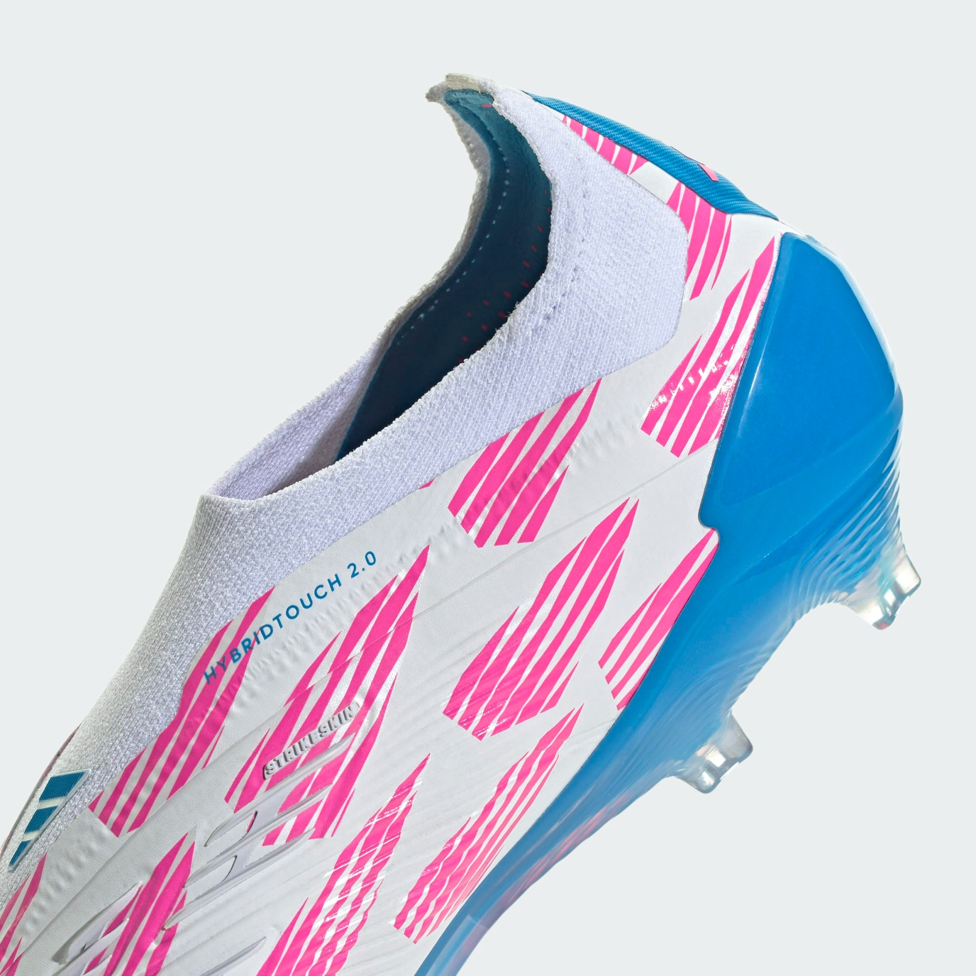 ADIDAS PREDATOR ELITE LL FG WHITE/SOLAR BLUE/SOLAR PINK UK (US