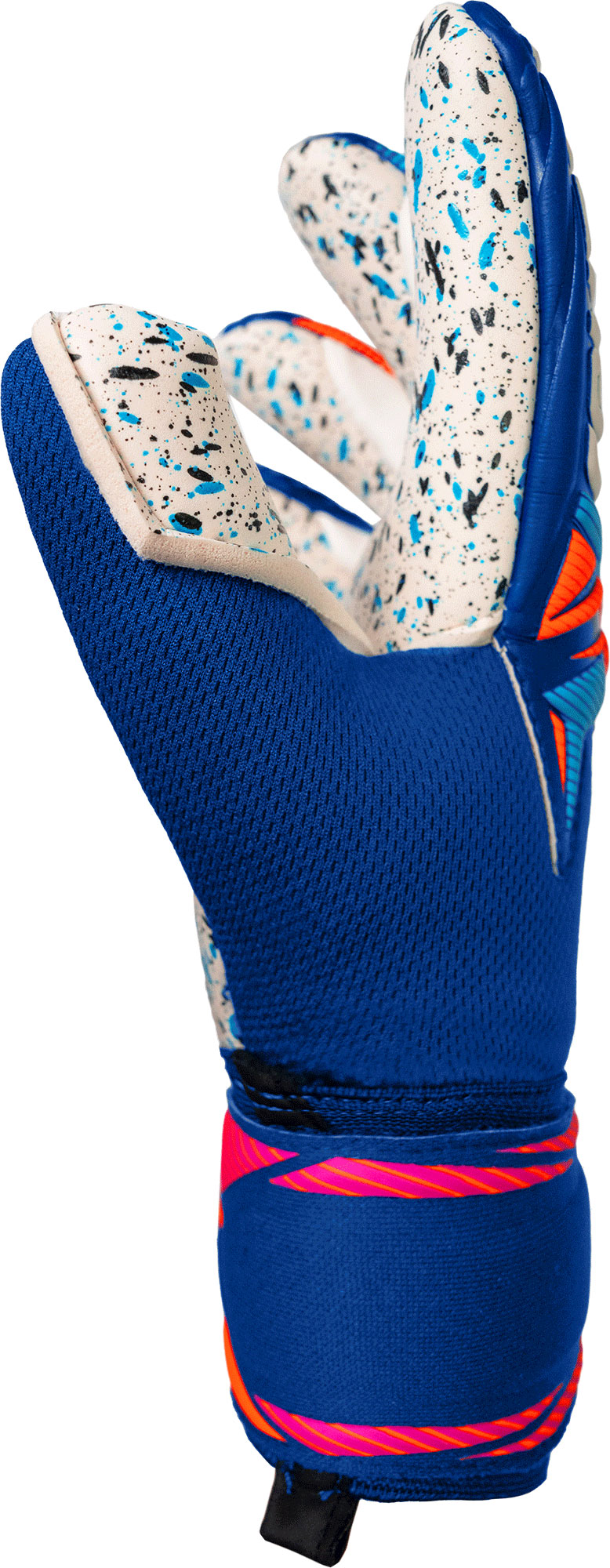 REUSCH ATTRAKT FUSION GUARDIAN JUNIOR SHARP BLUE / WHITE / SHOCKING ORANGE