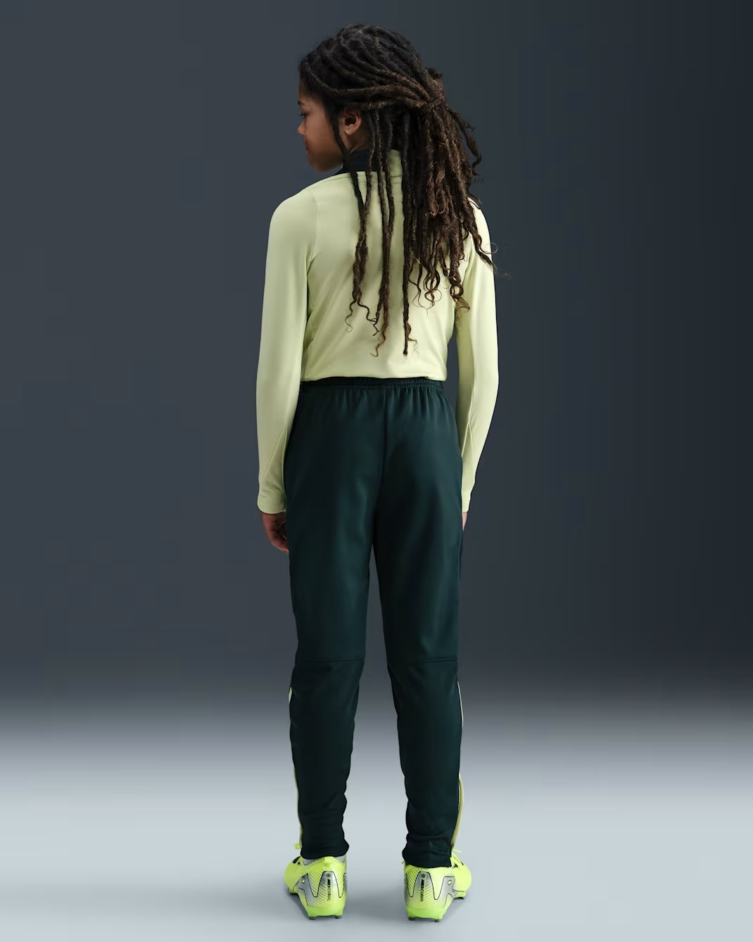 NIKE THERMA-FIT ACADEMY PANT JUNIOR SEAWEED/LIMELIGHT