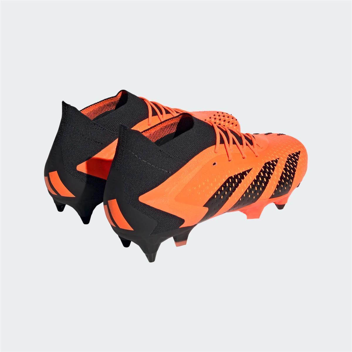 Adidas Predator サッカーシューズ ブラック/オレンジ　27.5 Adidas Predator Adipower SG Leather Black Orange Soccer
