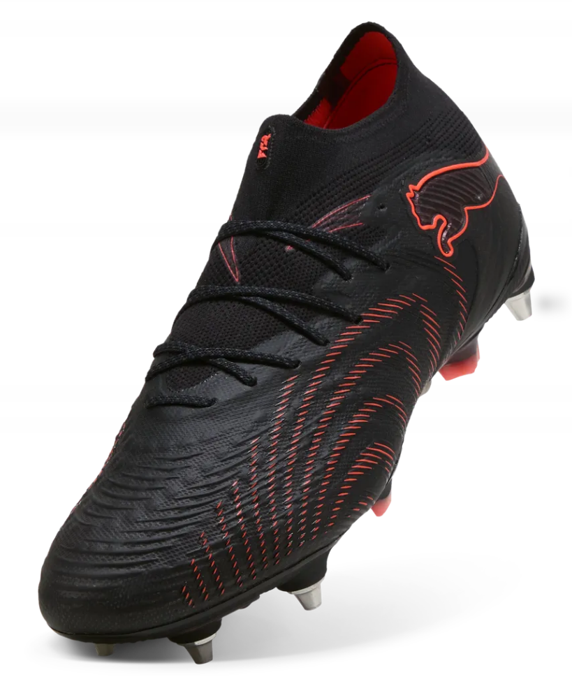 PUMA FUTURE 9 ULTIMATE MXSG PUMA BLACK-GLOWING RED-STRONG GRAY