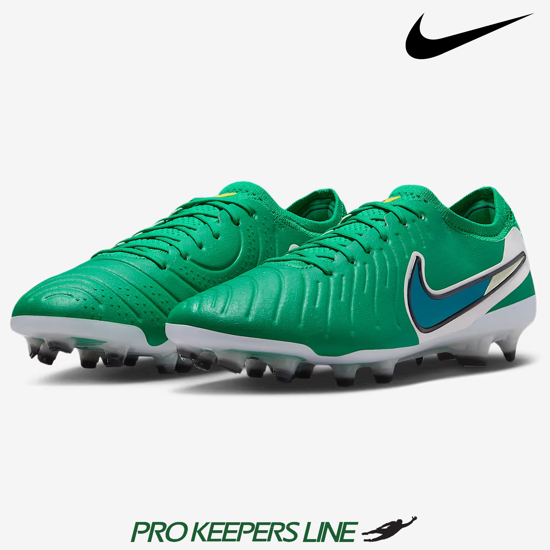 NIKE TIEMPO LEGEND 10 ELITE FG LV8 STADIUM GREEN/DARK OBSIDIAN