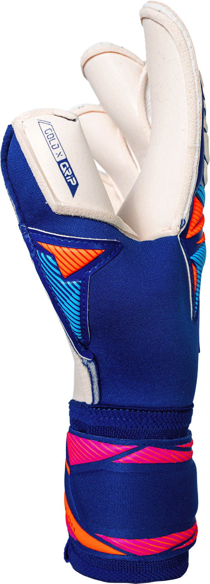 REUSCH ATTRAKT GOLD X EVOLUTION SHARP BLUE / WHITE / SHOCKING ORANGE