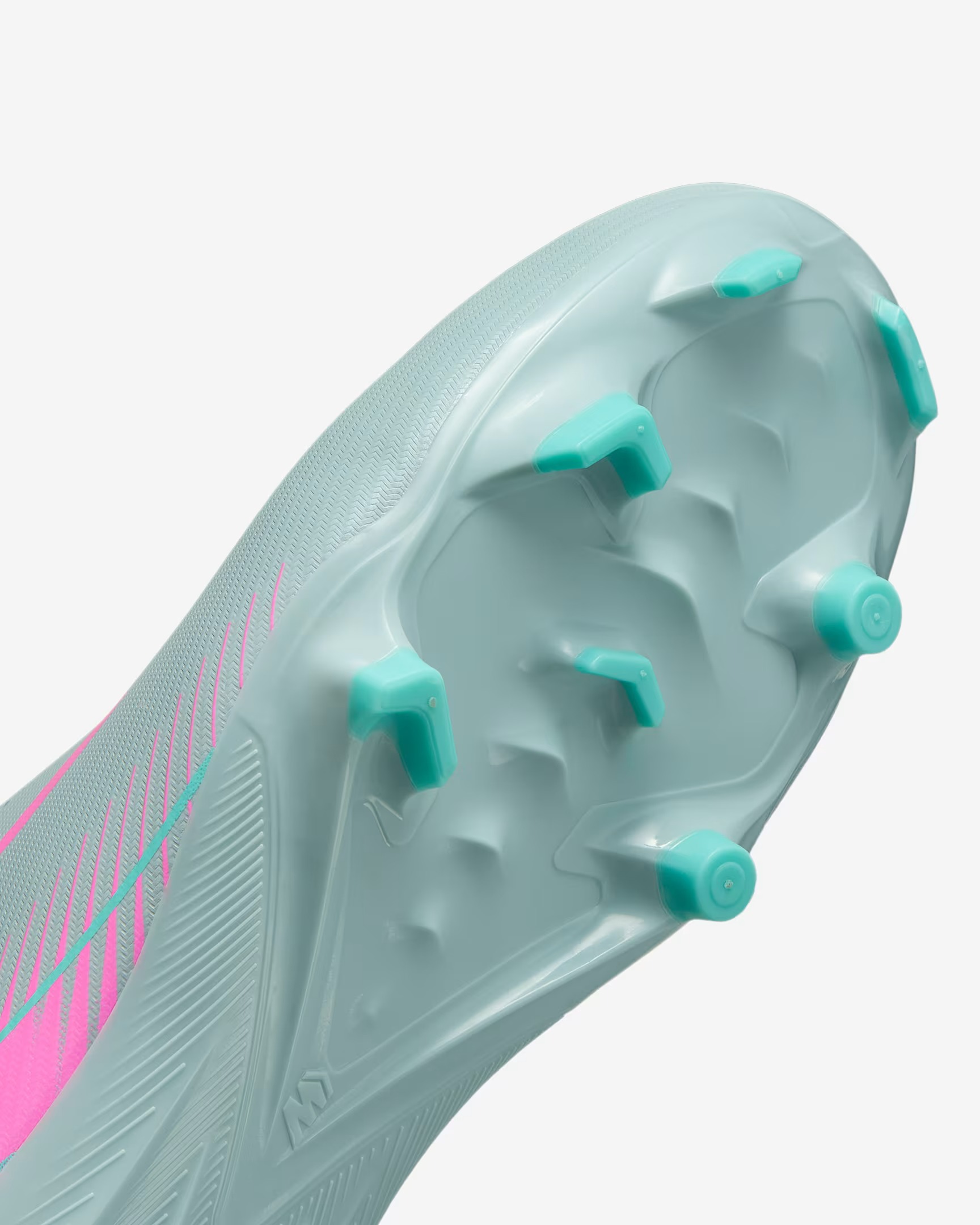 NIKE JR ZOOM SUPERFLY 10 ACADEMY FG/MG OCEAN CUBE/PINK BLAST