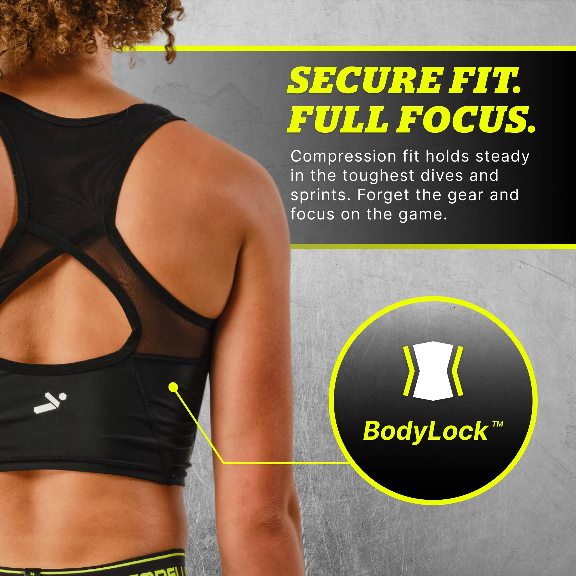 STORELLI WOMEN'S BODYSHIELD CROP TOP BLACK