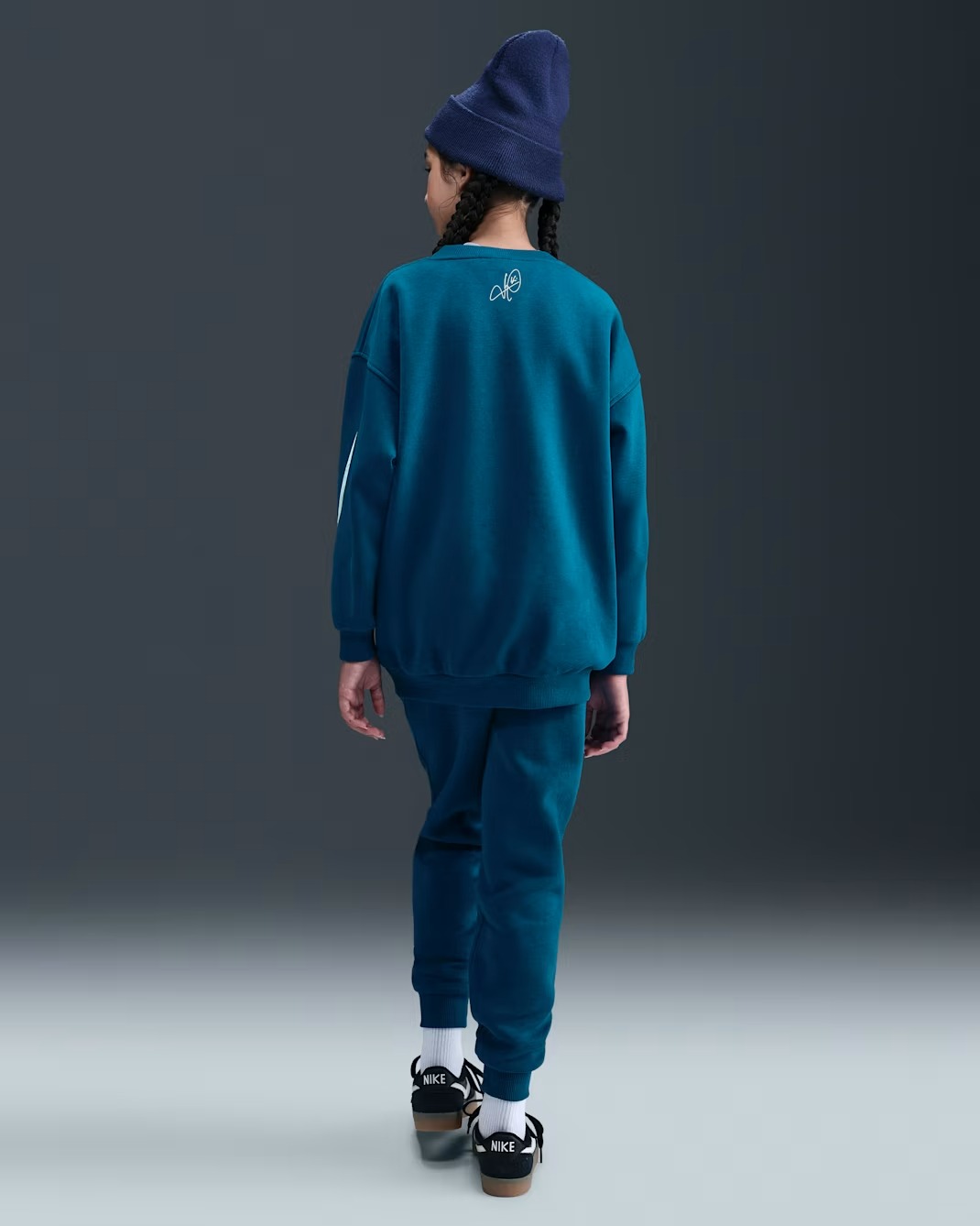 NIKE KM CLUB FLEECE JOGGER JUNIOR GREEN ABYSS/IGLOO