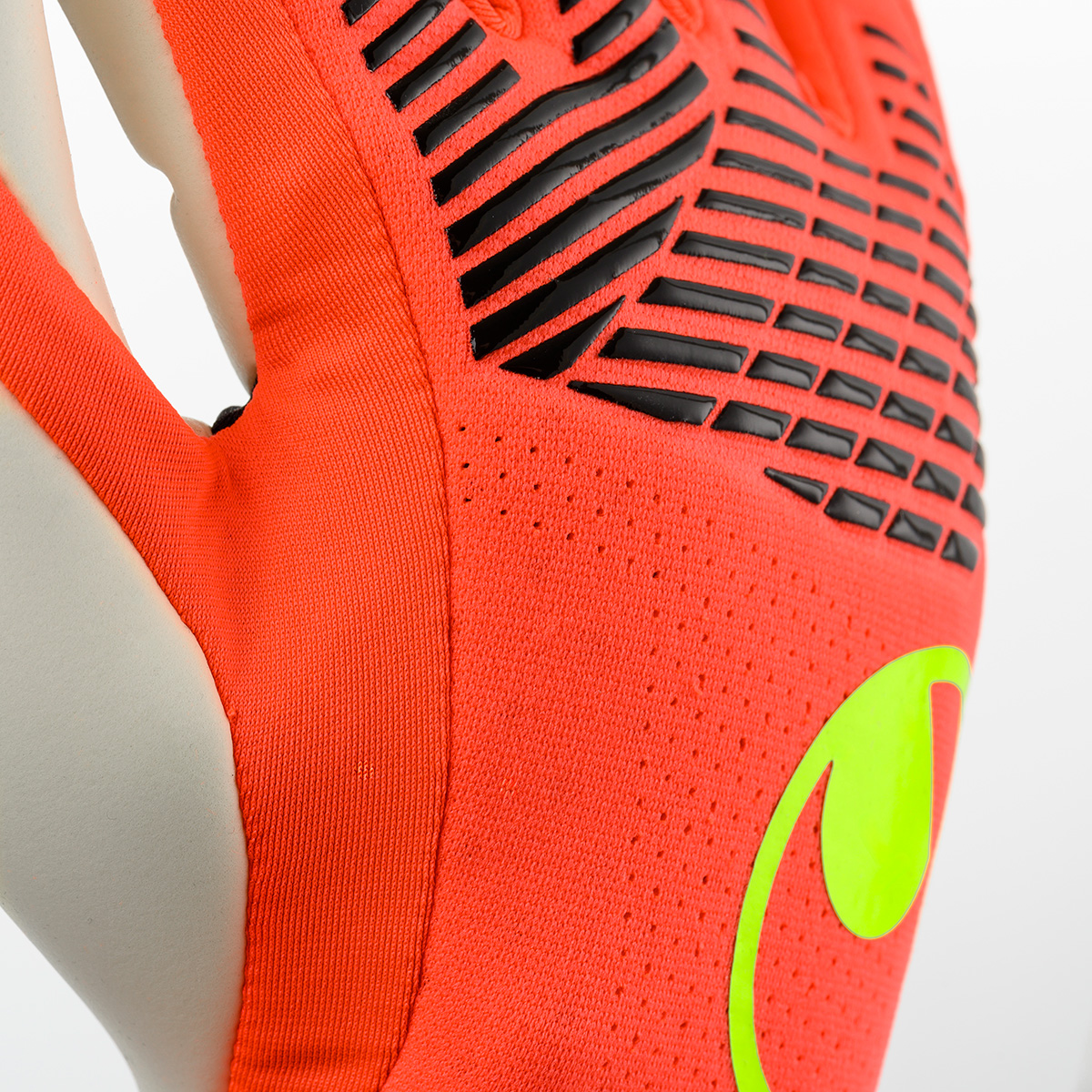 UHLSPORT FM ABSOLUTGRIP HYBRID FLUO RED/WHITE/FLUO YELLOW