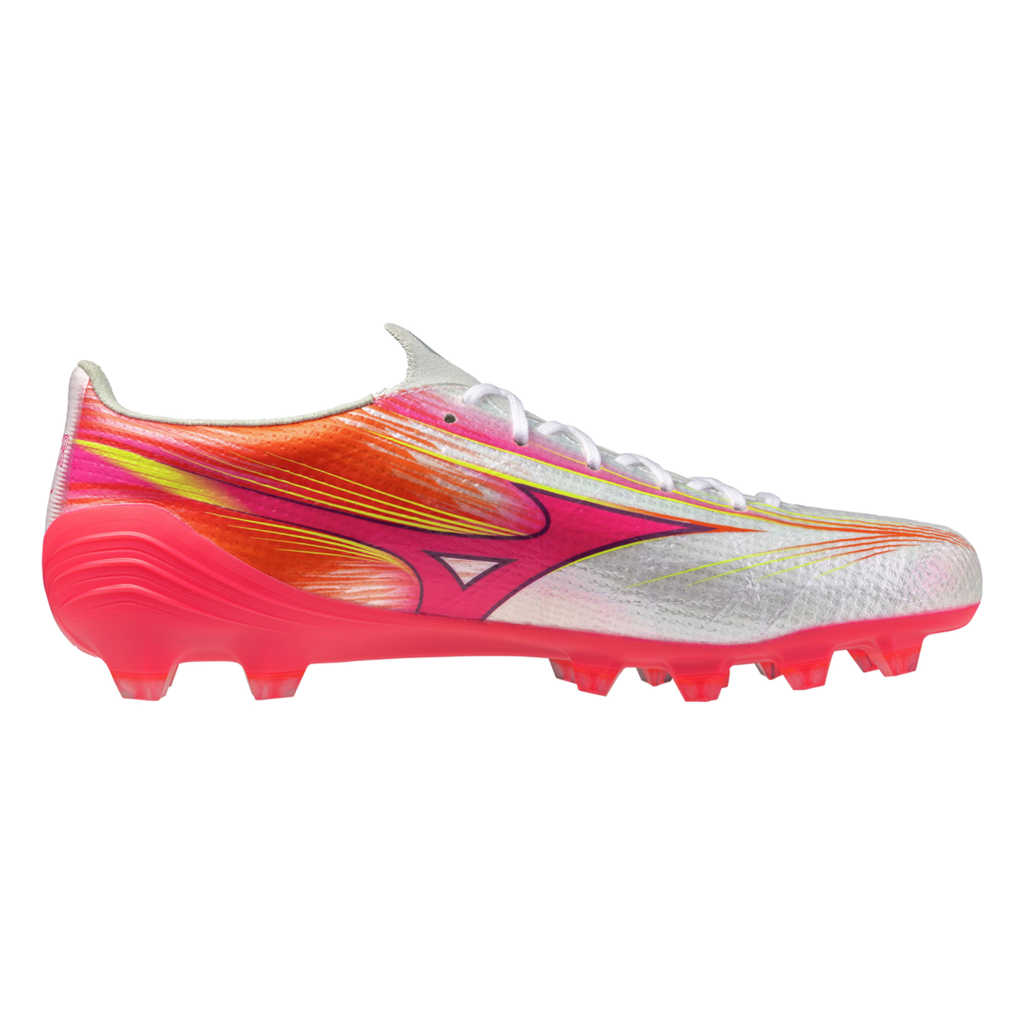 MIZUNO ALPHA III ELITE FG WHITE/FUCHSIA PURPLE