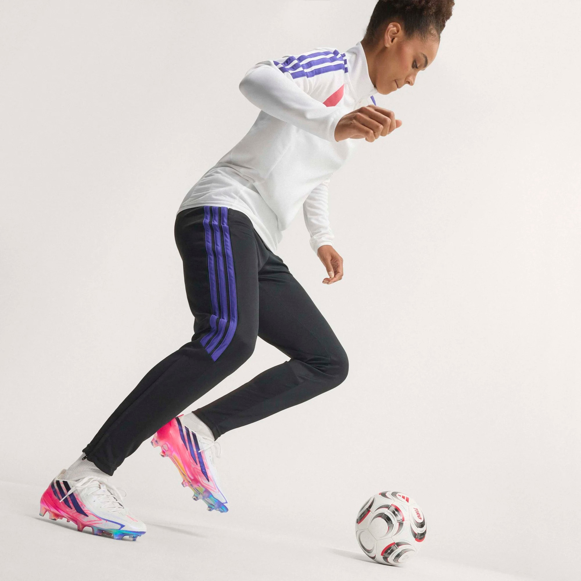ADIDAS F50 HYPERFAST ELITE FG WHITE/SOLAR PURPLE/SOLAR TURQUOISE