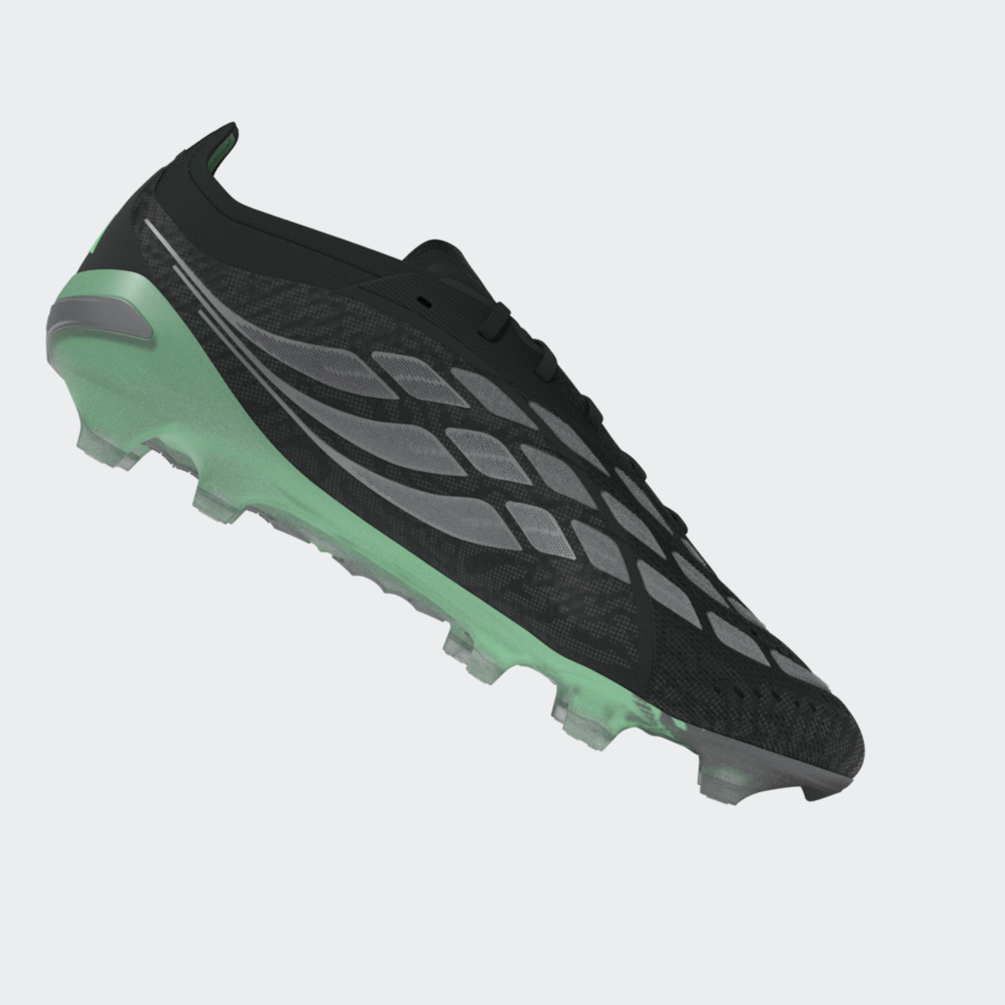 ADIDAS PREDATOR ELITE FG BLACK/SILVER METALLIC/PULSE MINT