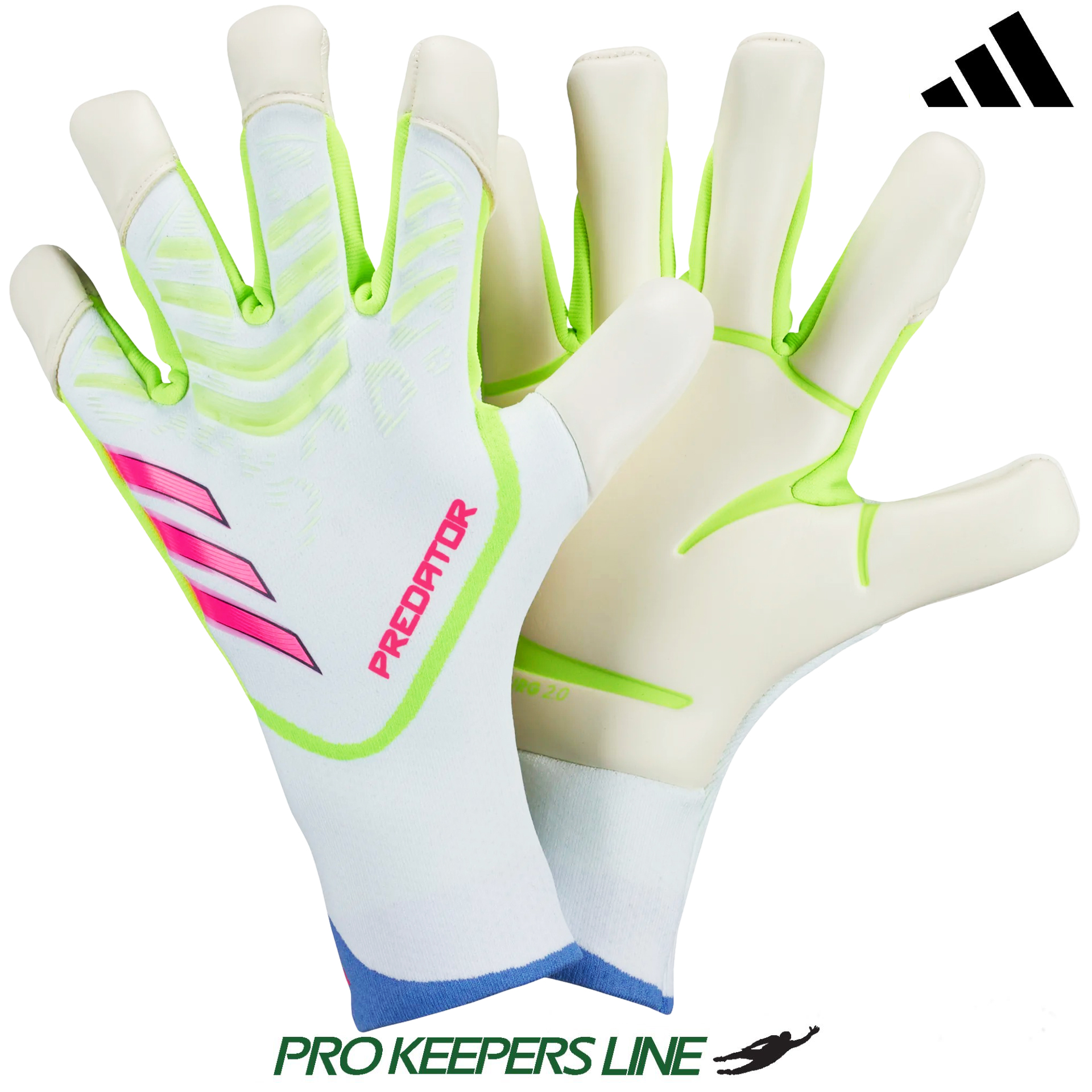 ADIDAS PREDATOR GL PRO HYBRID WHITE/LUCID LEMON/LUCID PINK