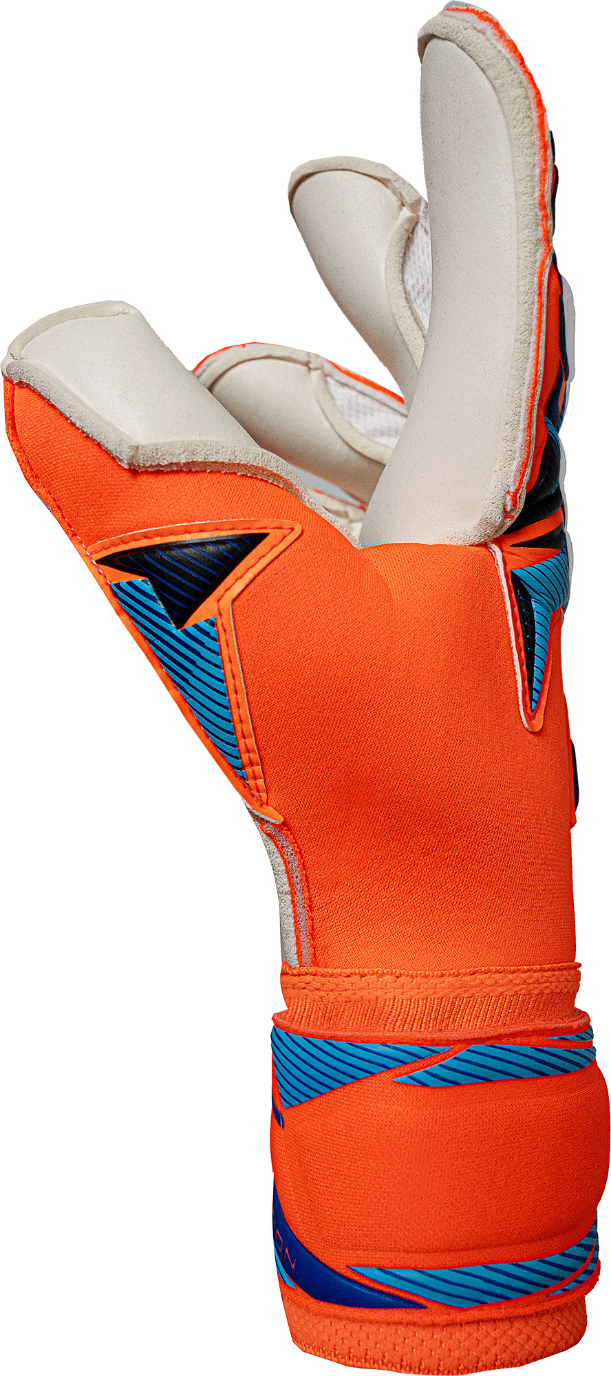 REUSCH ATTRAKT GOLD X EVOLUTION SHOCKING ORANGE/BLUE