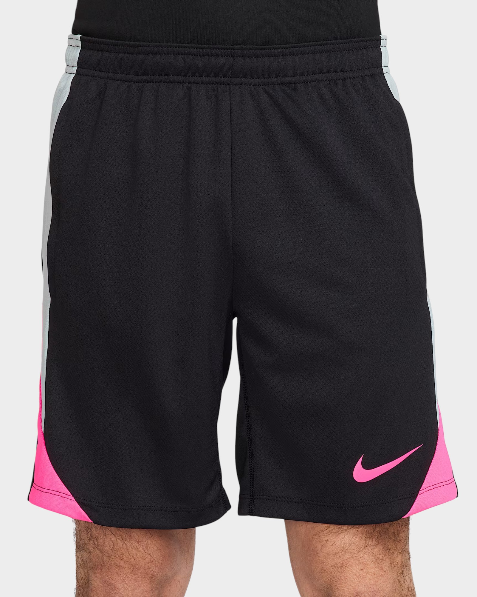 NIKE STRIKE MEN'S DRI-FIT SHORT BLACK/OCEAN CUBE/HYPER PINK