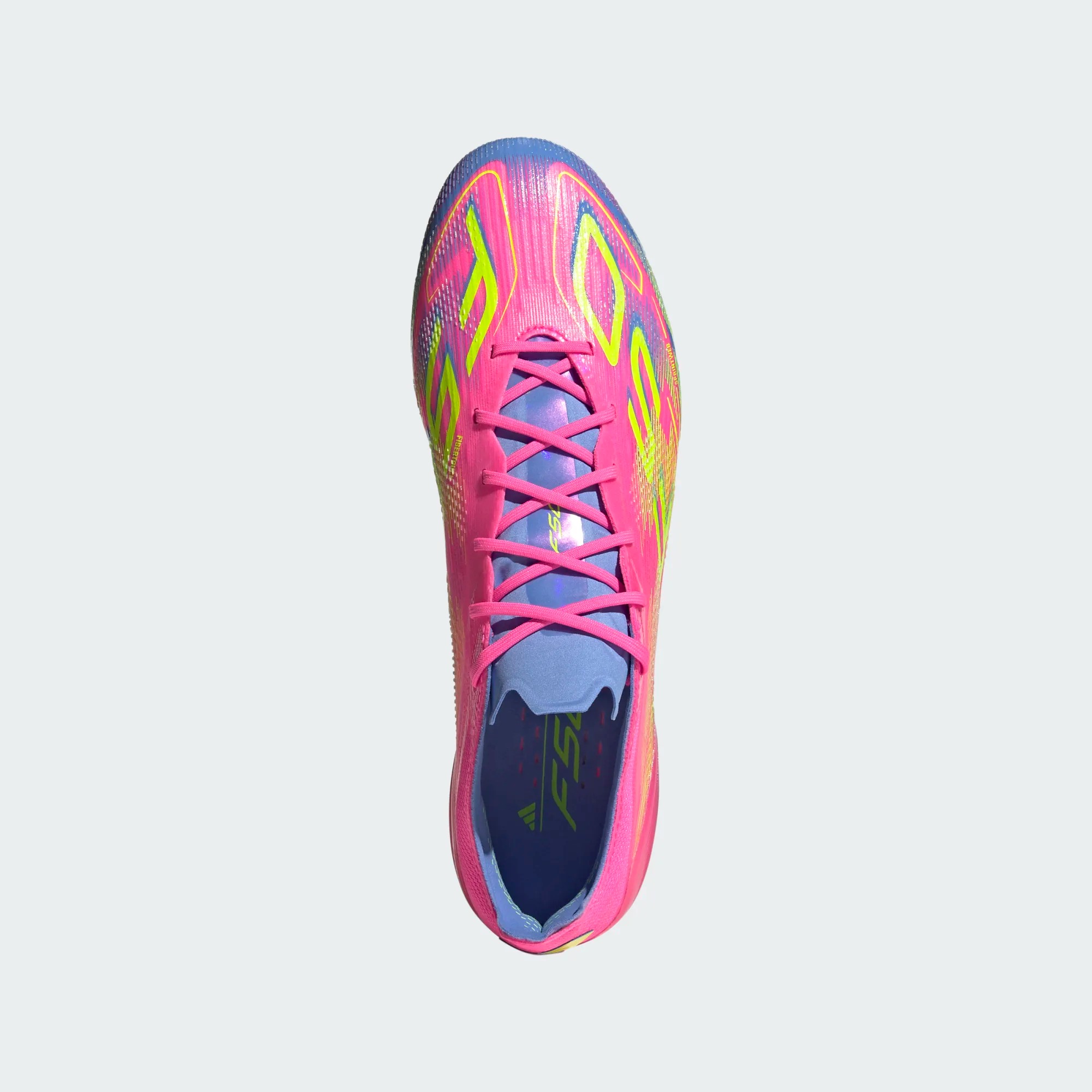 ADIDAS F50 ELITE FG LUCID PINK/LUCID LEMON/BLUE FUSION | UK 10.5
