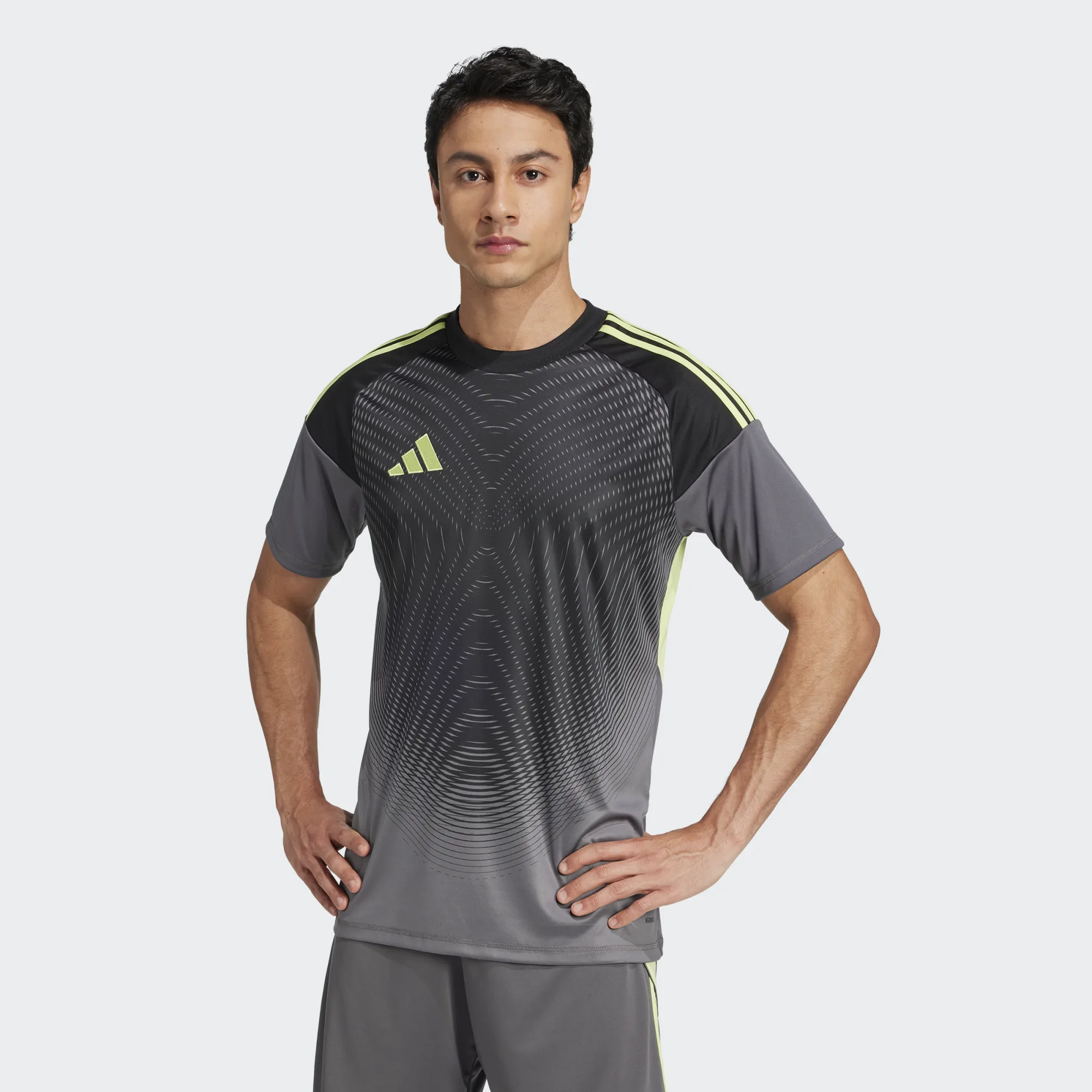 ADIDAS TIRO25 COMPETITION GK JERSEY SHORT SLEEVE GREY FIVE ADIDAS TIRO25 COMPETITION GK JERSEY SHORT SLEEVE GREY FIVE