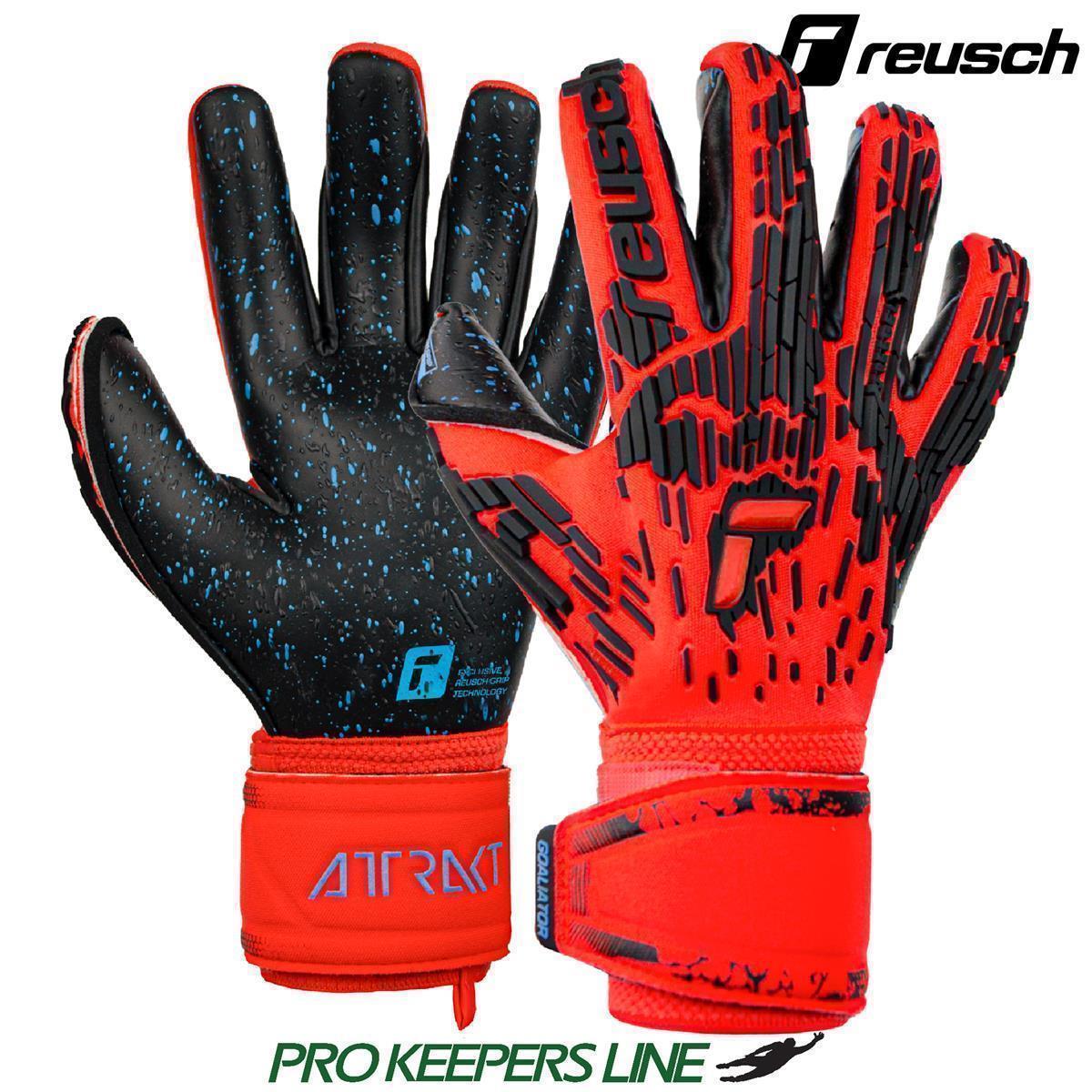 REUSCH ATTRAKT FREEGEL FUSION GOALIATOR BRIG RED/FUTR BLU/BLCK