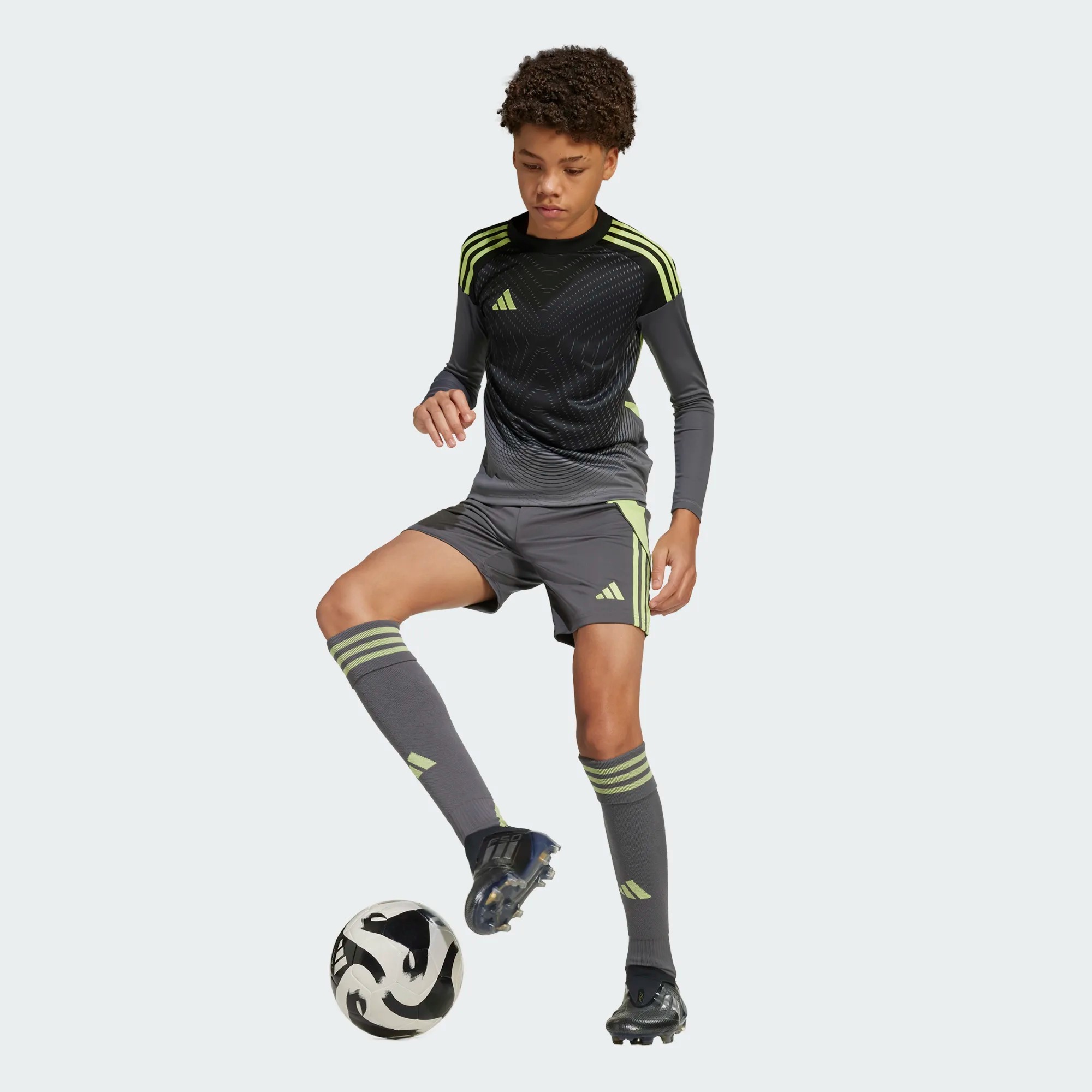 ADIDAS TIRO24 GK SHORT YOUTH GREY FIVE