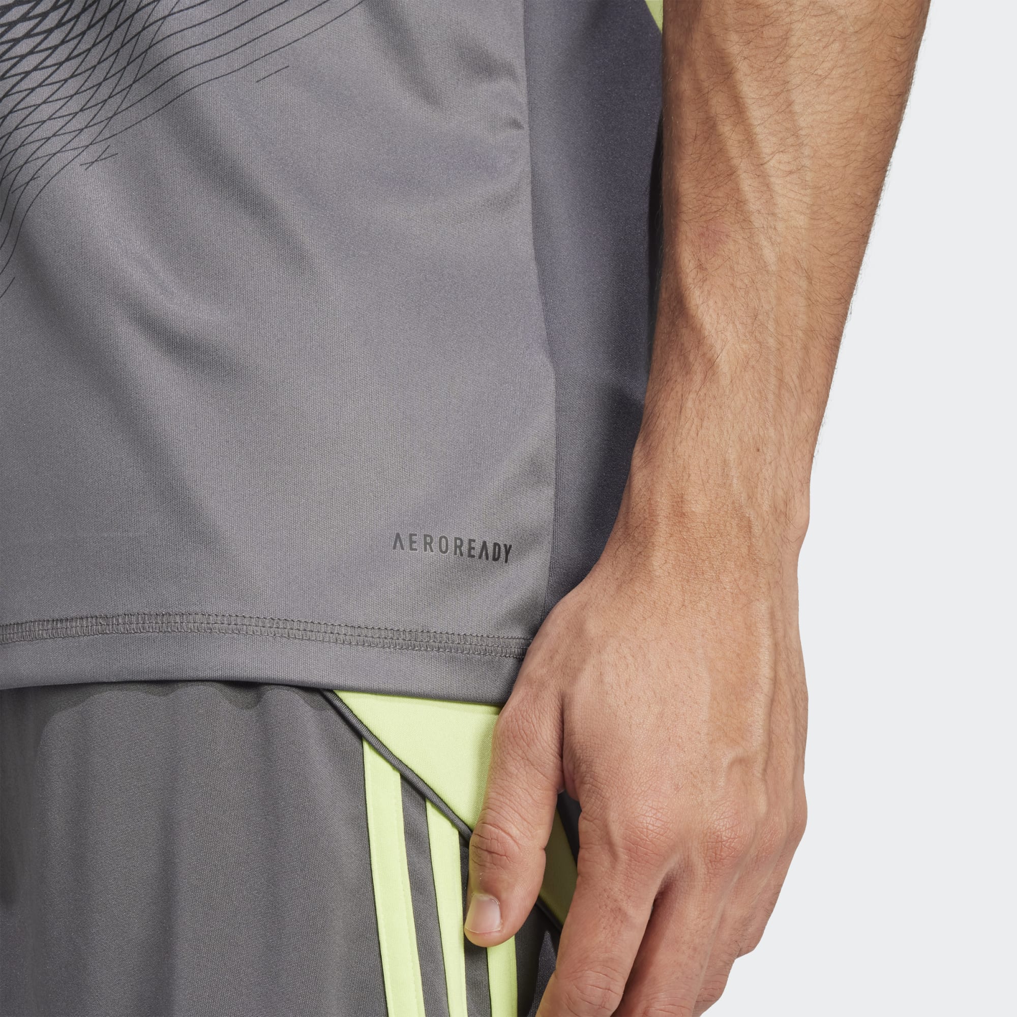 ADIDAS TIRO25 COMPETITION GK JERSEY SHORT SLEEVE GREY FIVE ADIDAS TIRO25 COMPETITION GK JERSEY SHORT SLEEVE GREY FIVE