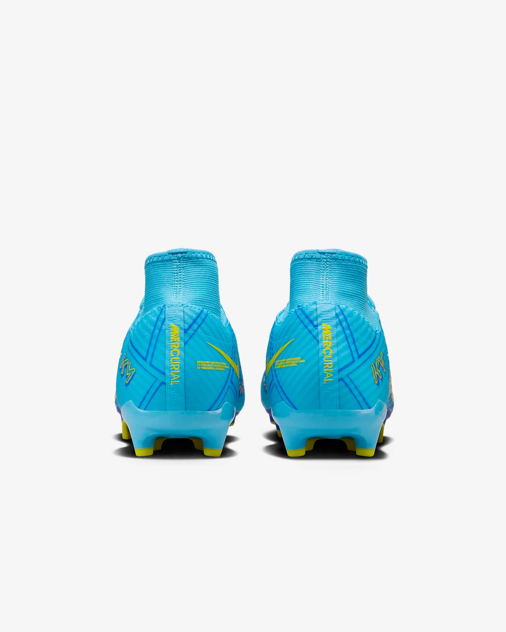 NIKE ZOOM MERCURIAL SUPERFLY 9 ACADEMY KM BALTIC BLUE/WHITE