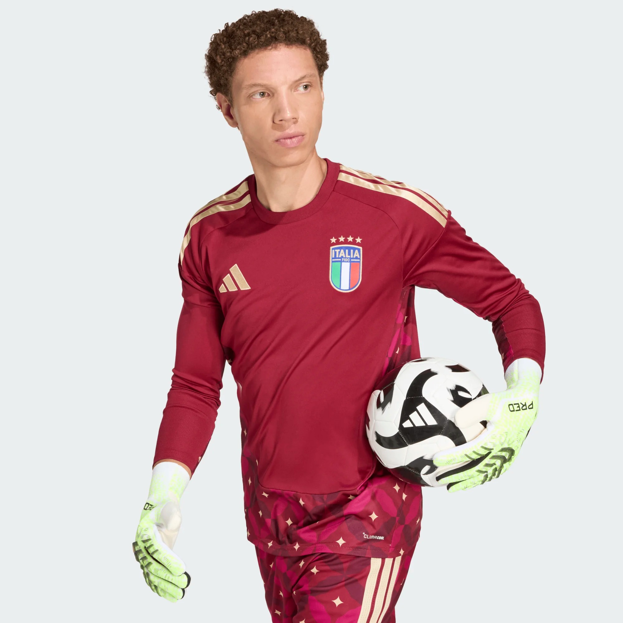 ADIDAS ITALY 26 HOME GOALKEEPER LONG SLEEVE JERSEY